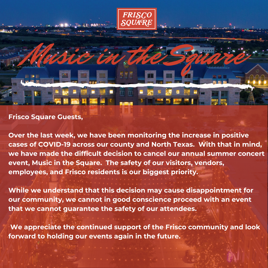 Music in the Square Presents Justin Mason - Canceled