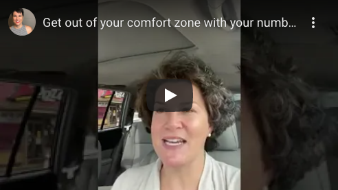 Get out of your comfort zone with your numbers.