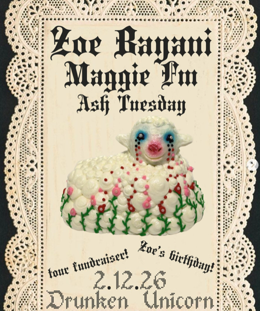 Zoe Bayani, Maggie FM, Ash Tuesday