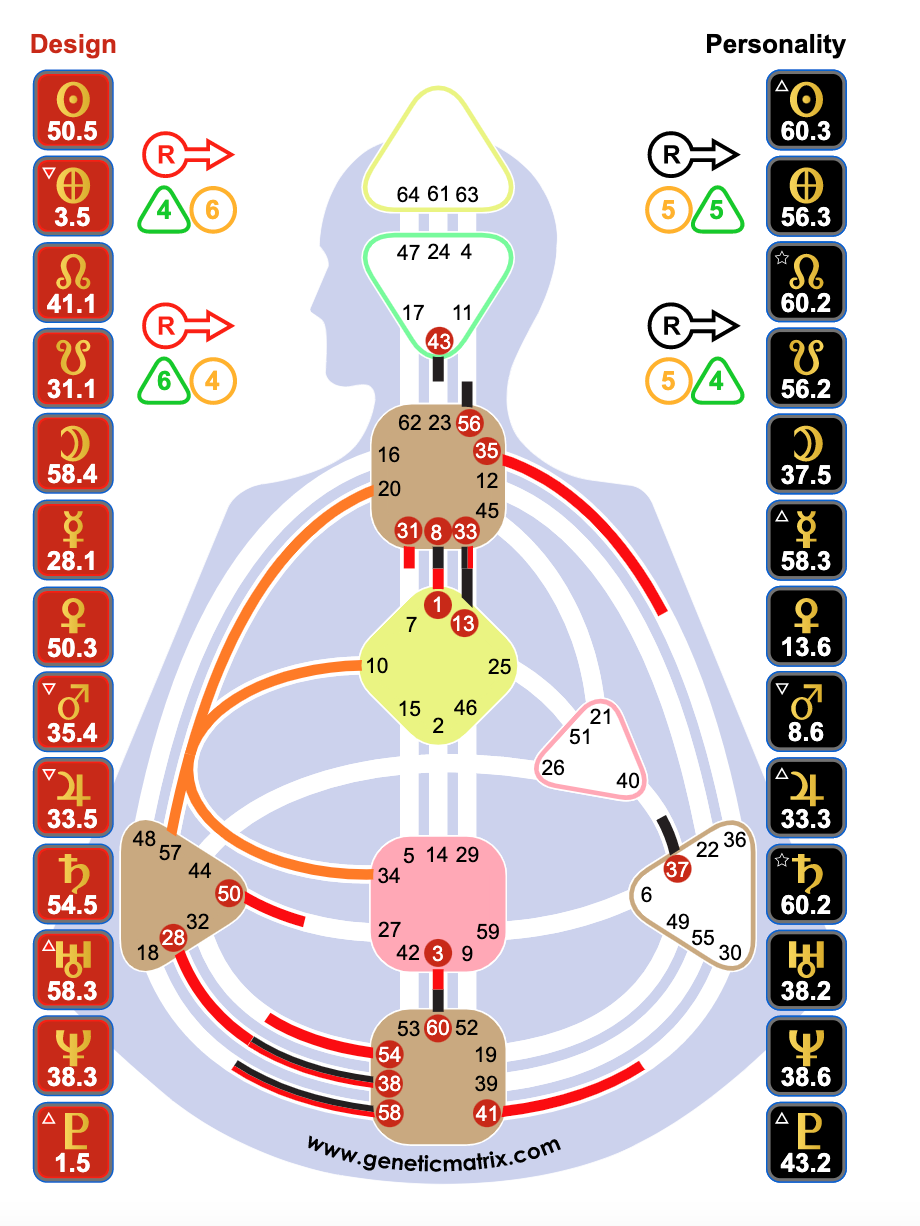 Human Design Integration Channels – RDPI