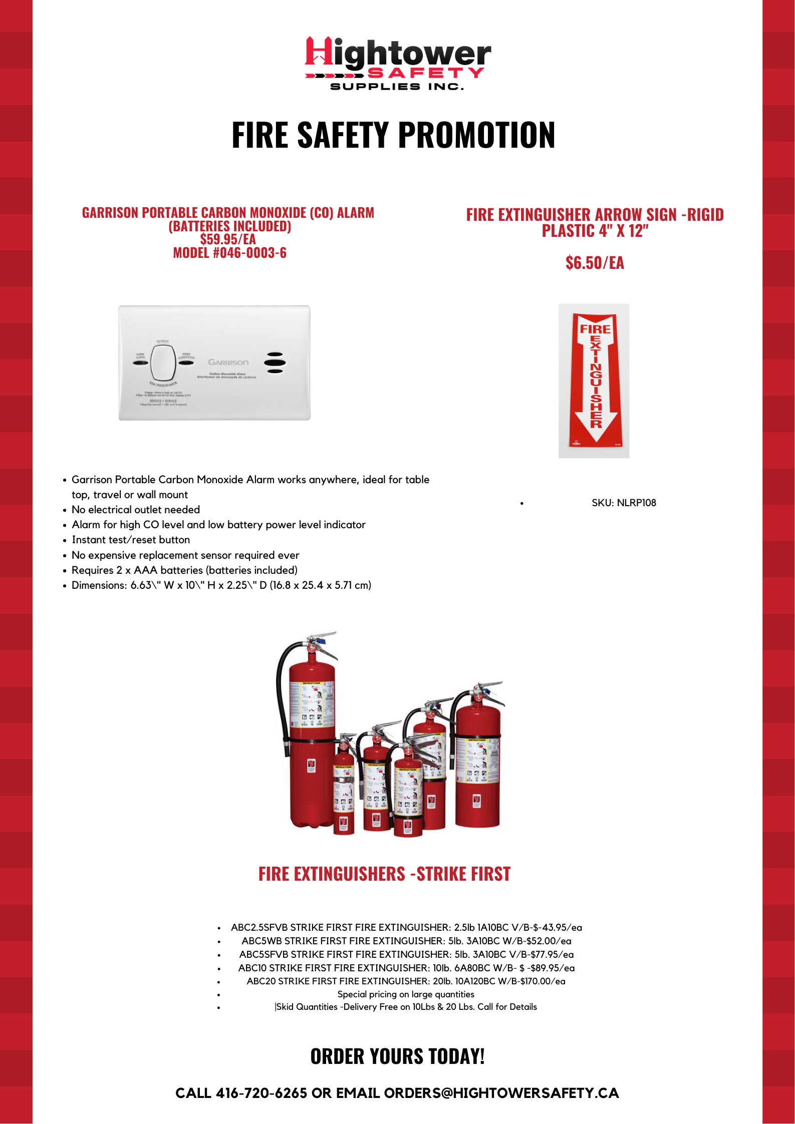 FIRE SAFETY PROMOTION 2026