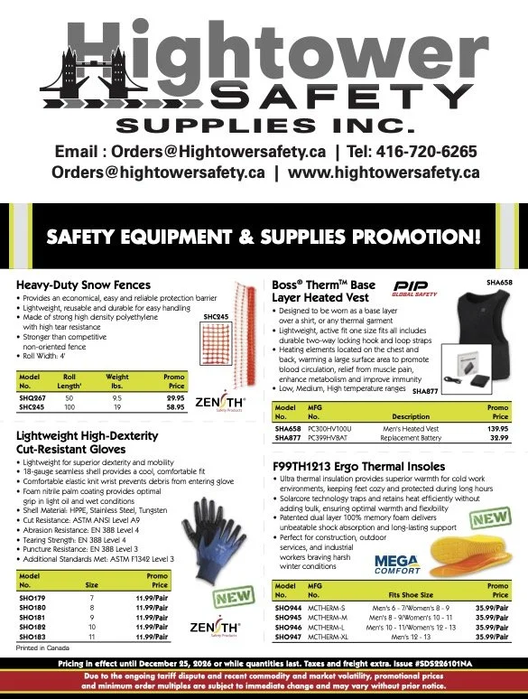 Safety Equipment & Supplies Promotion 2026