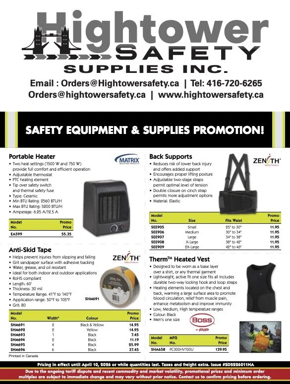 Safety Equipment & Supplies Promotion 2026