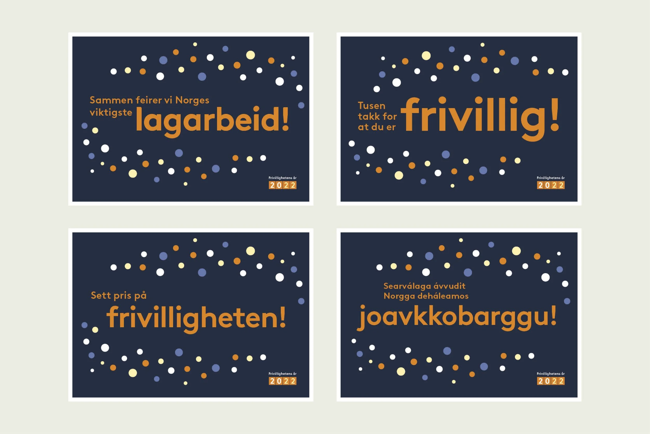  Digitale banner og plakat i litt ymse størrelser med samme budskap (FB, Insta) 