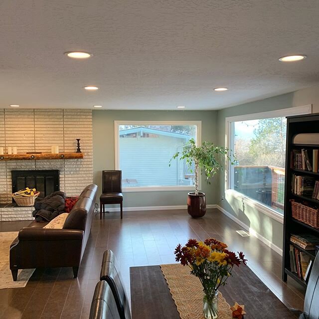 We laid out and installed 20 new recessed LED lights in this home, and moved a few existing locations around. Prep work and cleanliness were two large portions of this job.