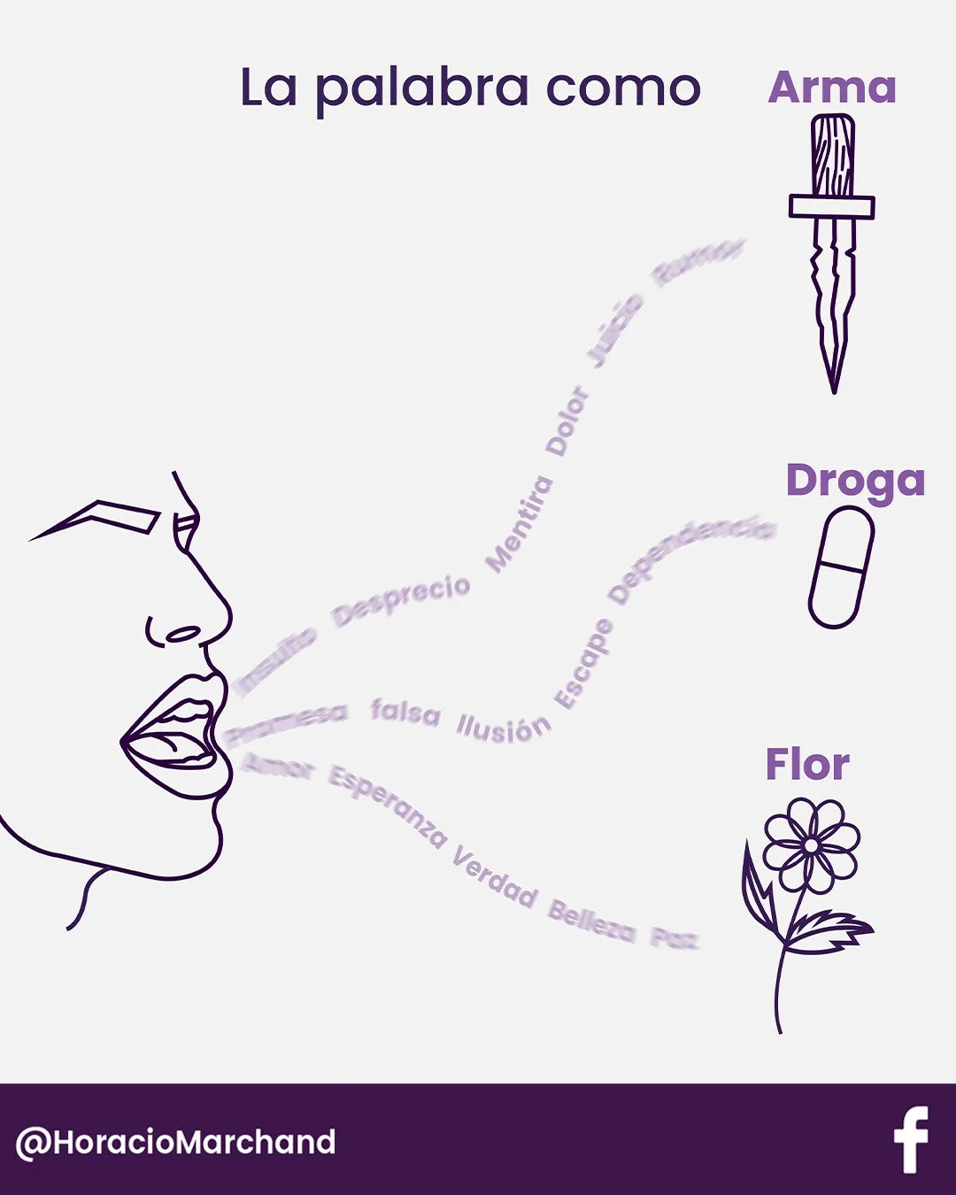 FACEBOOK La palabra como arma, droga o flor .jpg