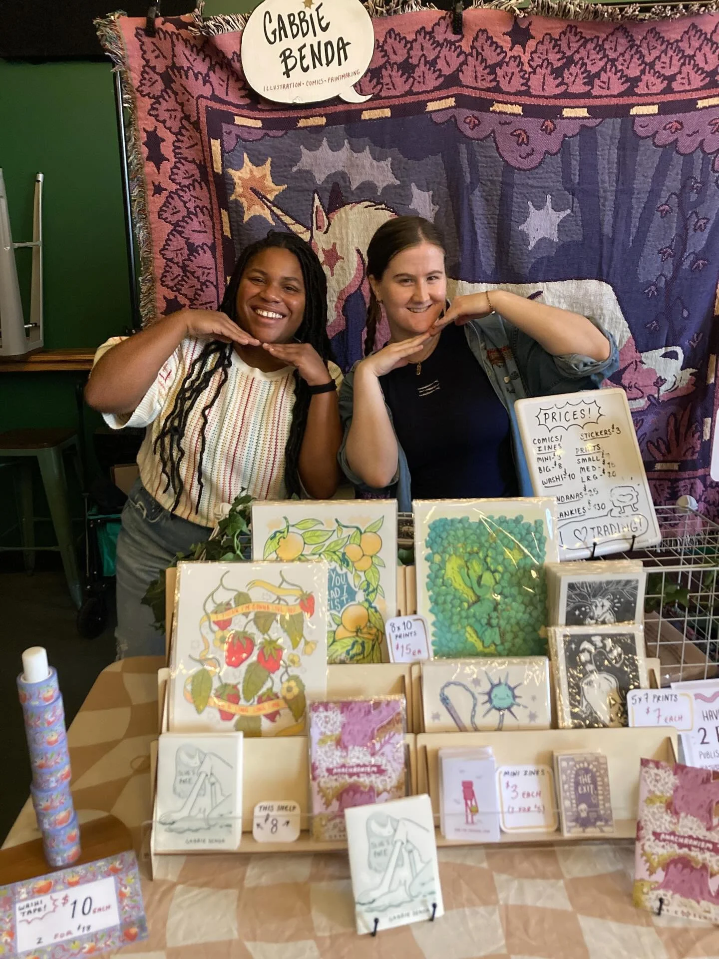 THANK YOU @norfolkzinefest for such a lovely last event of the year :-) it&rsquo;s so wild to think another year of tabling is behind me- to anyone who came by the table this year to chat, offer support or just lend a smile I simply can&rsquo;t thank