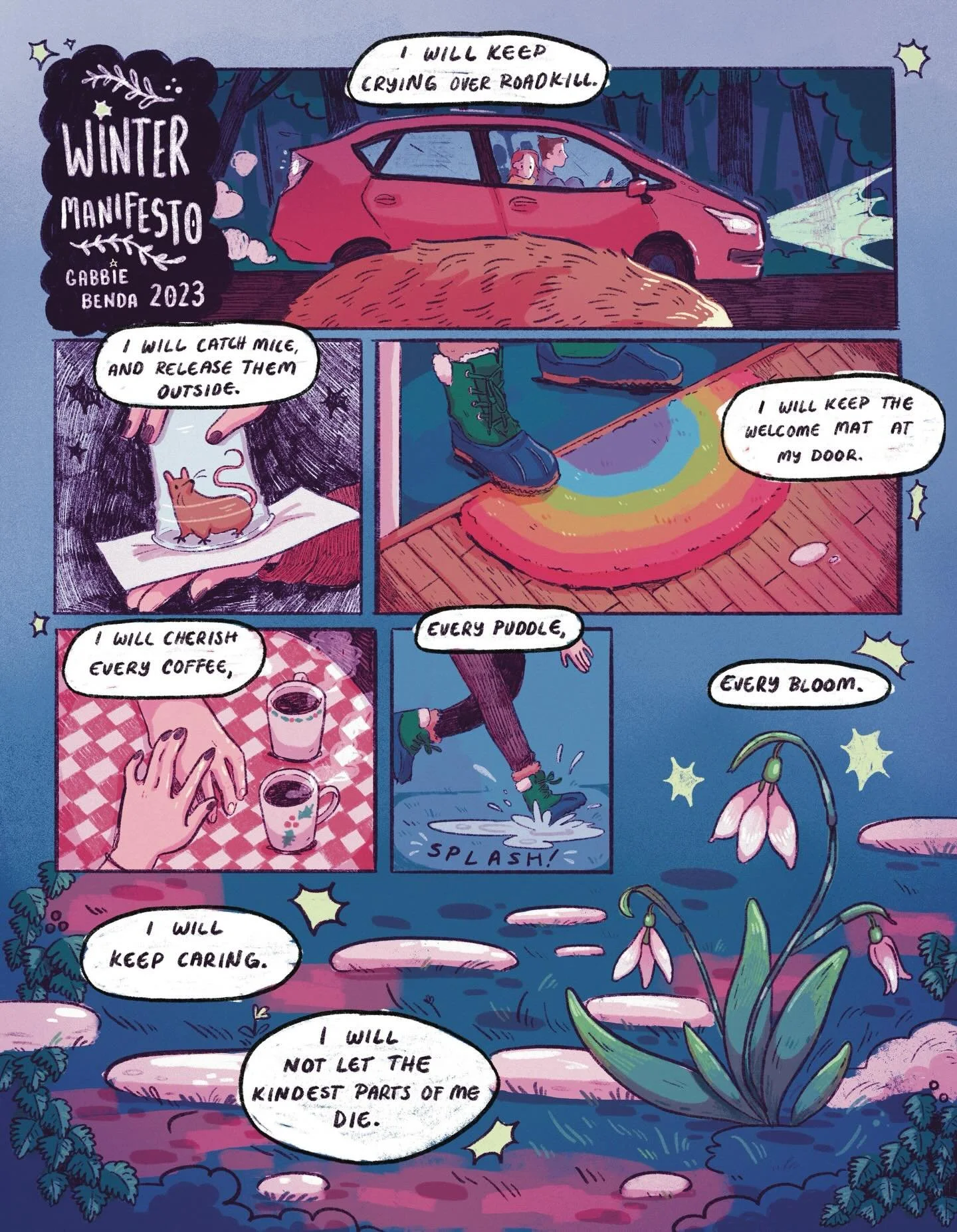 It&rsquo;s that time of year again that I&rsquo;m thinking about this comic 🥹

I had the pleasure of drawing this for @clevelandscene a couple years ago and it seems to get more and more relevant every year. I hope you&rsquo;re staying warm and kind