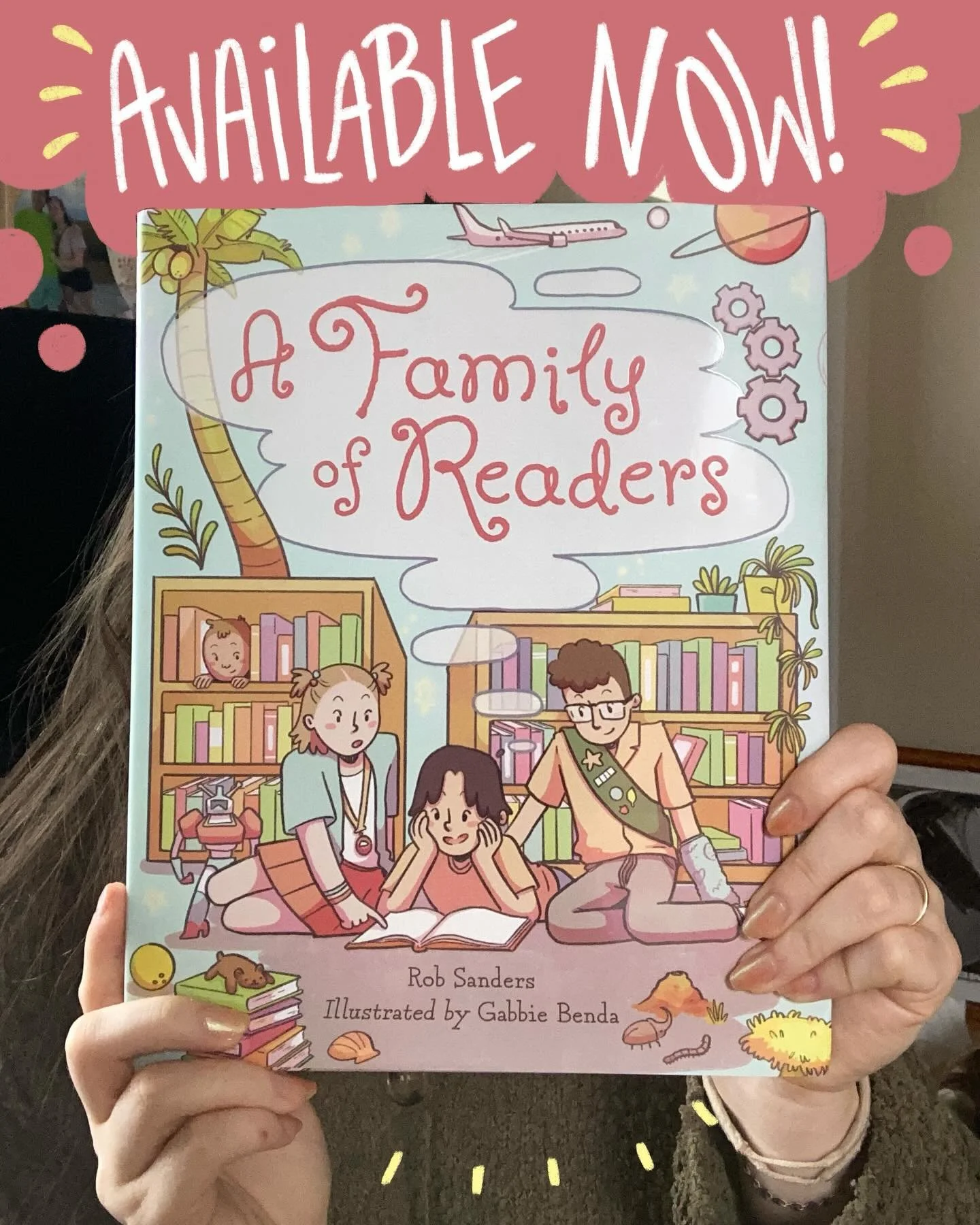 🎈🎊 Happy book birthday to A FAMILY OF READERS! 🎊🎈

So humbled and intensely joyful that this beautiful story is my very first published project ever! In a world of book bans and targeted attacks on libraries, arts, humanity, and learning A Family