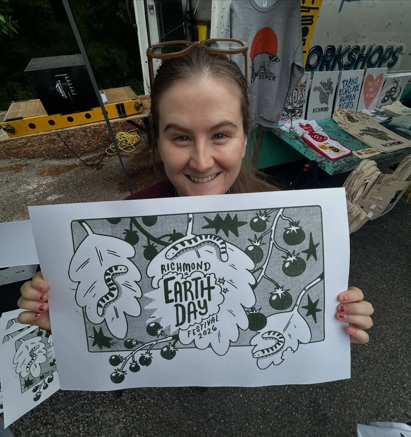 I&rsquo;m turning 28 on the 28th!! I only feel a little old 🥹 I had an amazing weekend, starting off in the studio fiddling with some new riso prints, then headed to senior expo to cheer on my amazing senior commarts students. Sunday I got to go to 