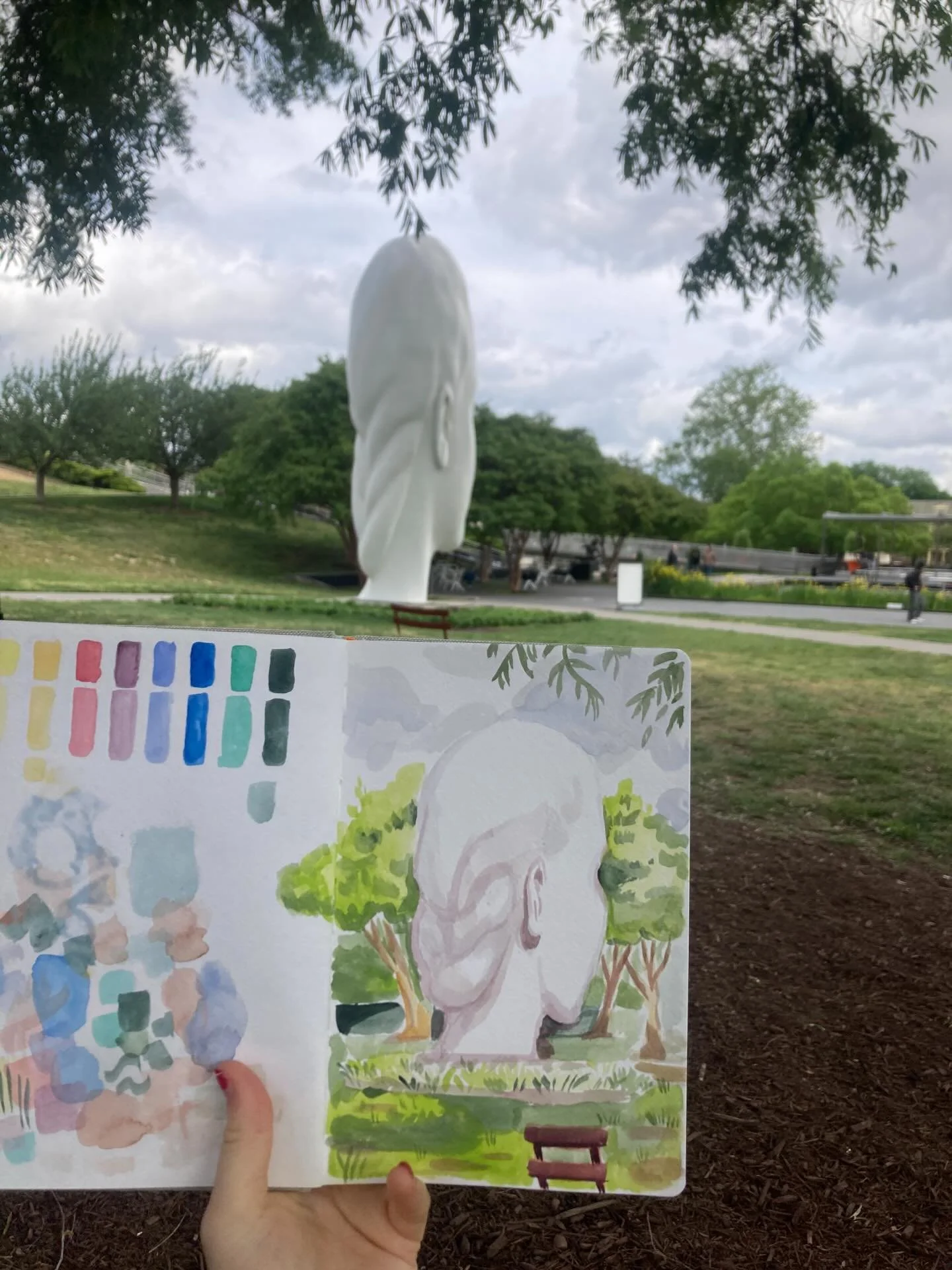 April🌿

Just posted a big (and totally free!) newsletter on Patre0n chatting about all the craziness of this past month, plus some really fun updates for May 🌝
#artist #sketchbook #painting #printmaking