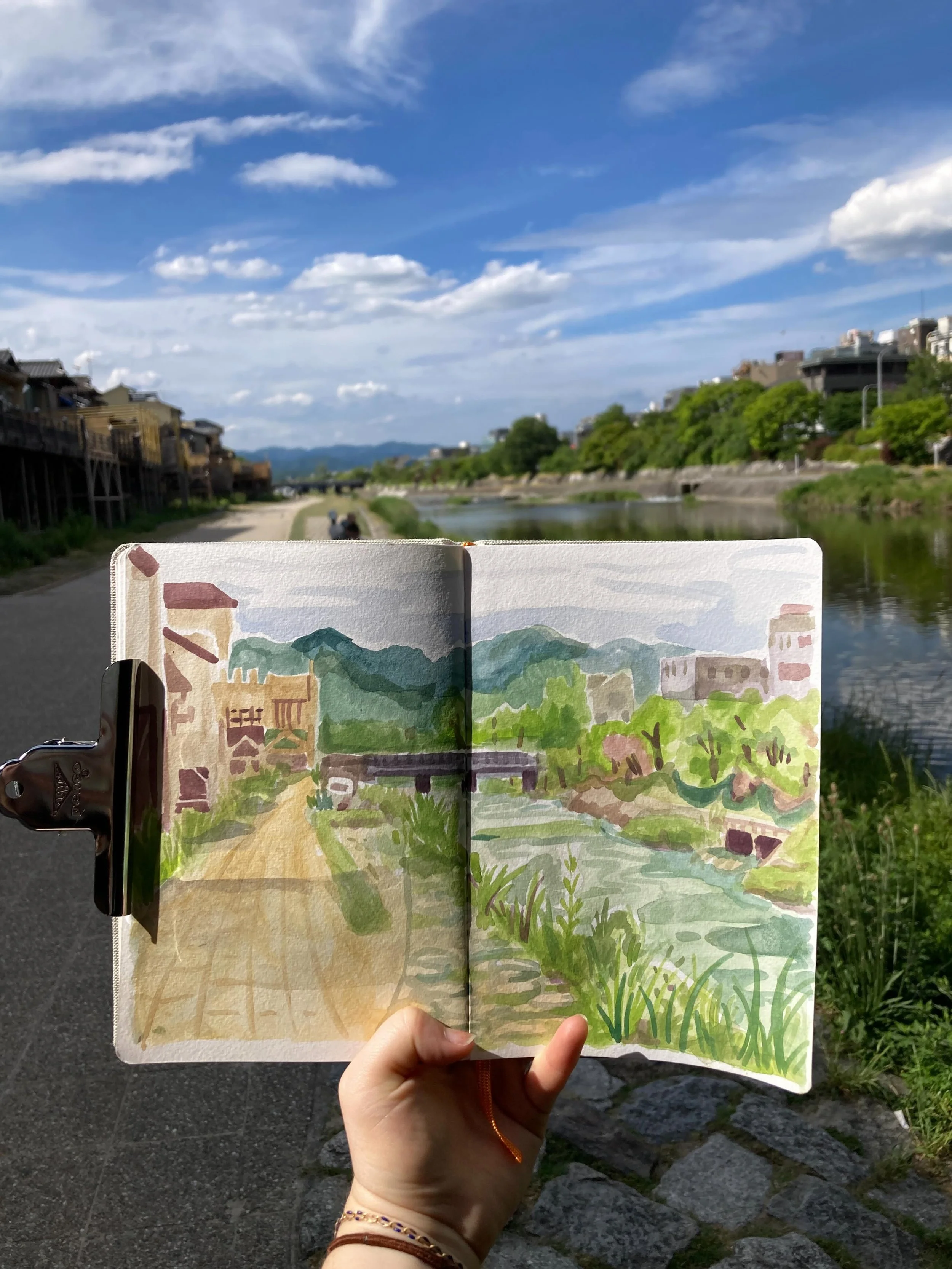 Japan sketchbook pt 1 👁️👄👁️

#sketchbook #painting #pleinairpainter