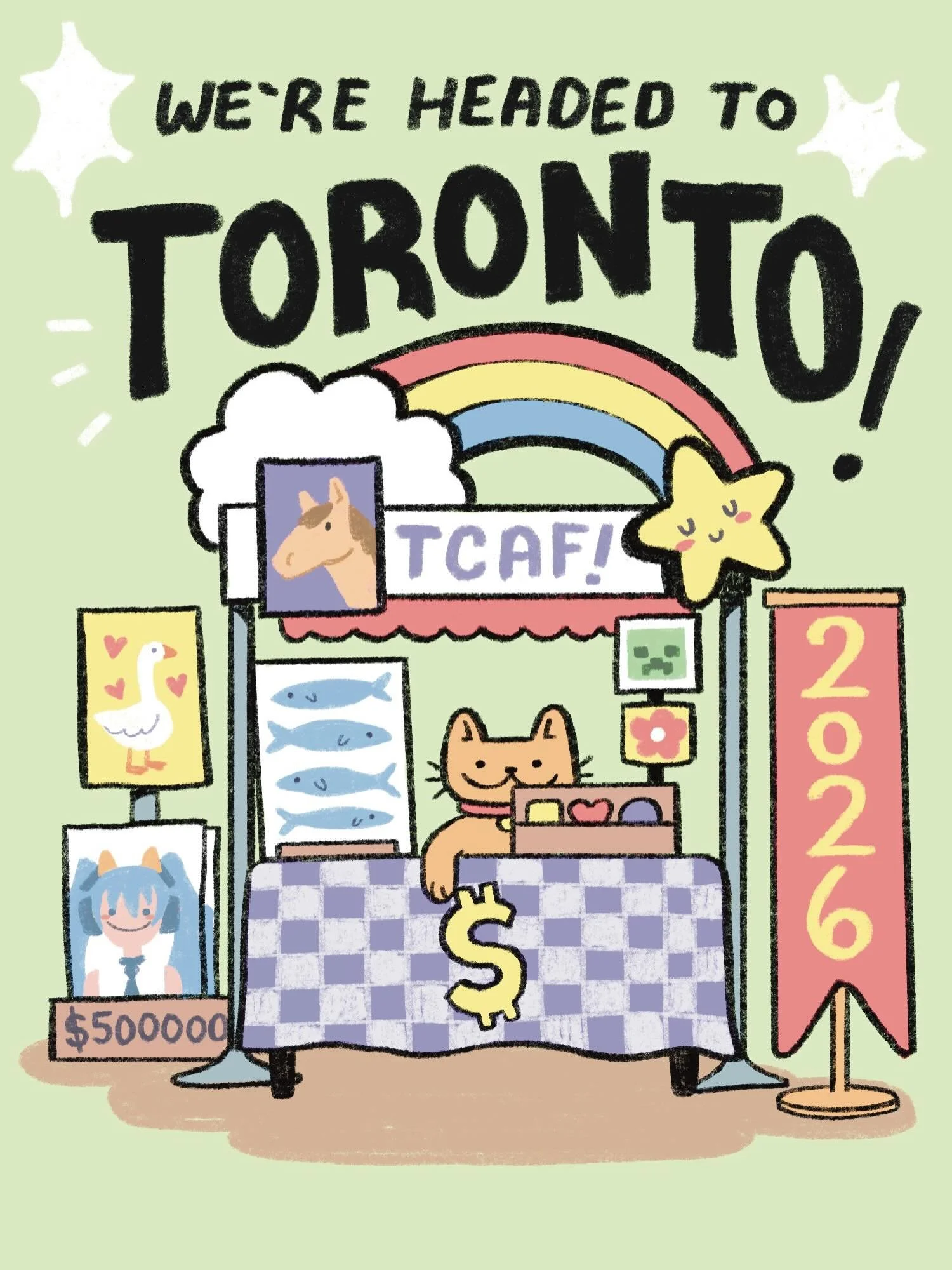 We (me, Erik and Tasha) are headed to TCAF this weekend!! Taking the table ✨international✨

If you&rsquo;re planning on coming I&rsquo;d love if you paid us a visit! We&rsquo;ll have comics, zines, other versions of ink on paper and tons of fun goodi
