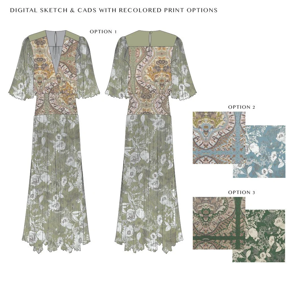 Tech Pack & Adobe Photoshop & Illustrator assisted CADs