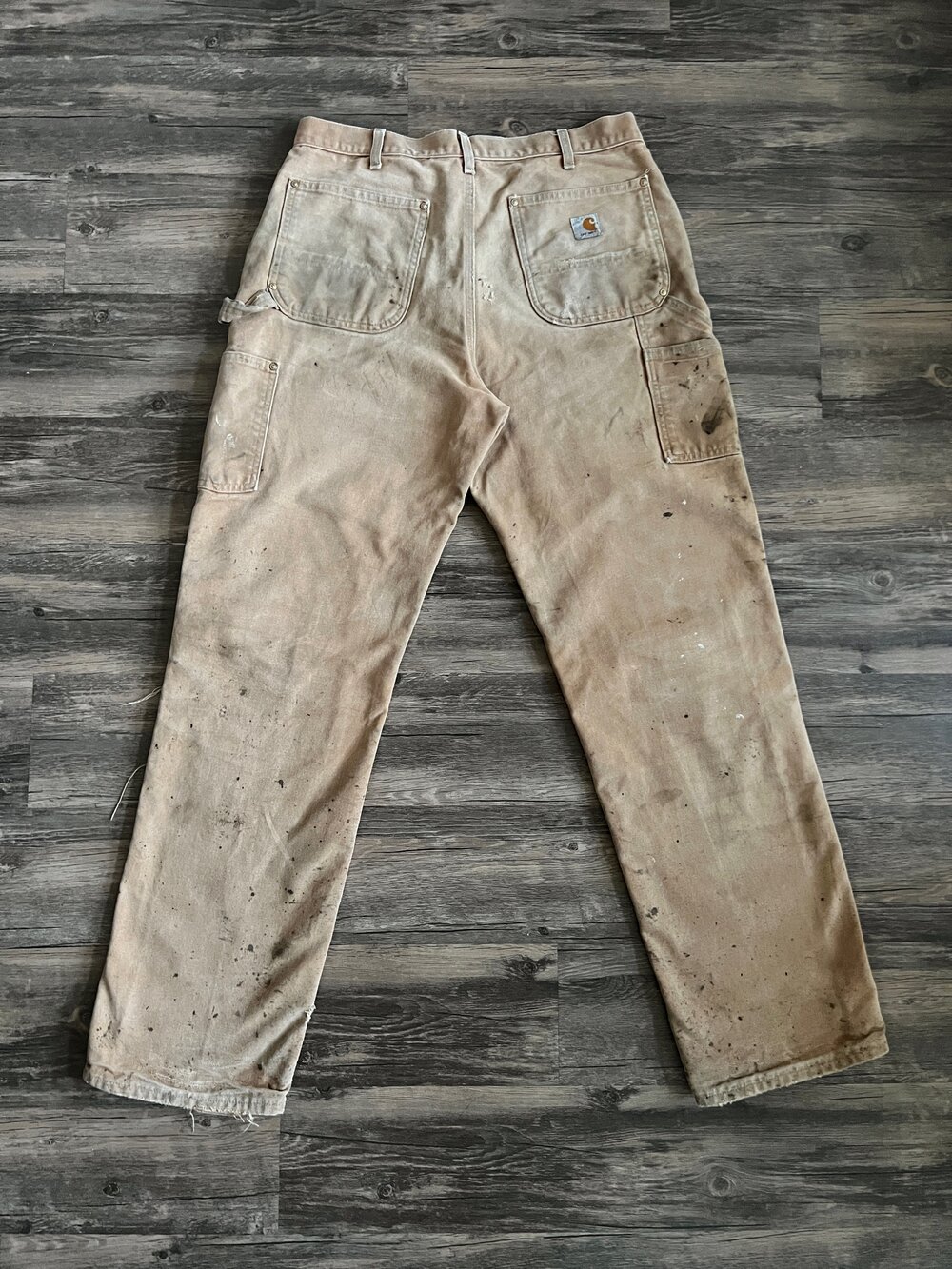 Vintage Carhartt Carpenter Double Knee Pants Size 34x31 Made in USA