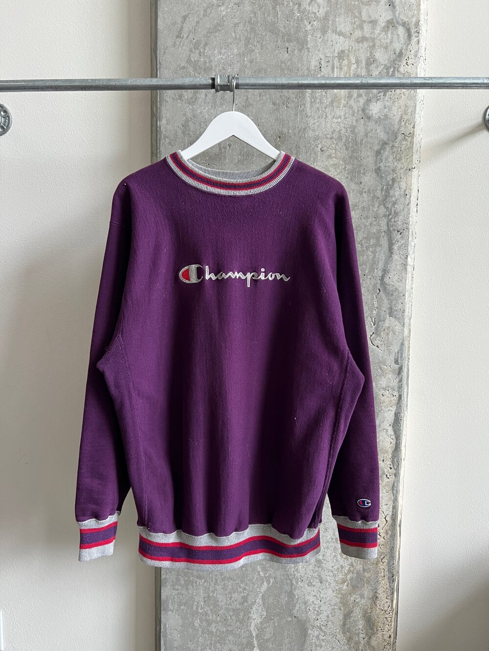 USA Made Champion Reverse Weave Crewneck - 1990s - XXL — Thrift Row