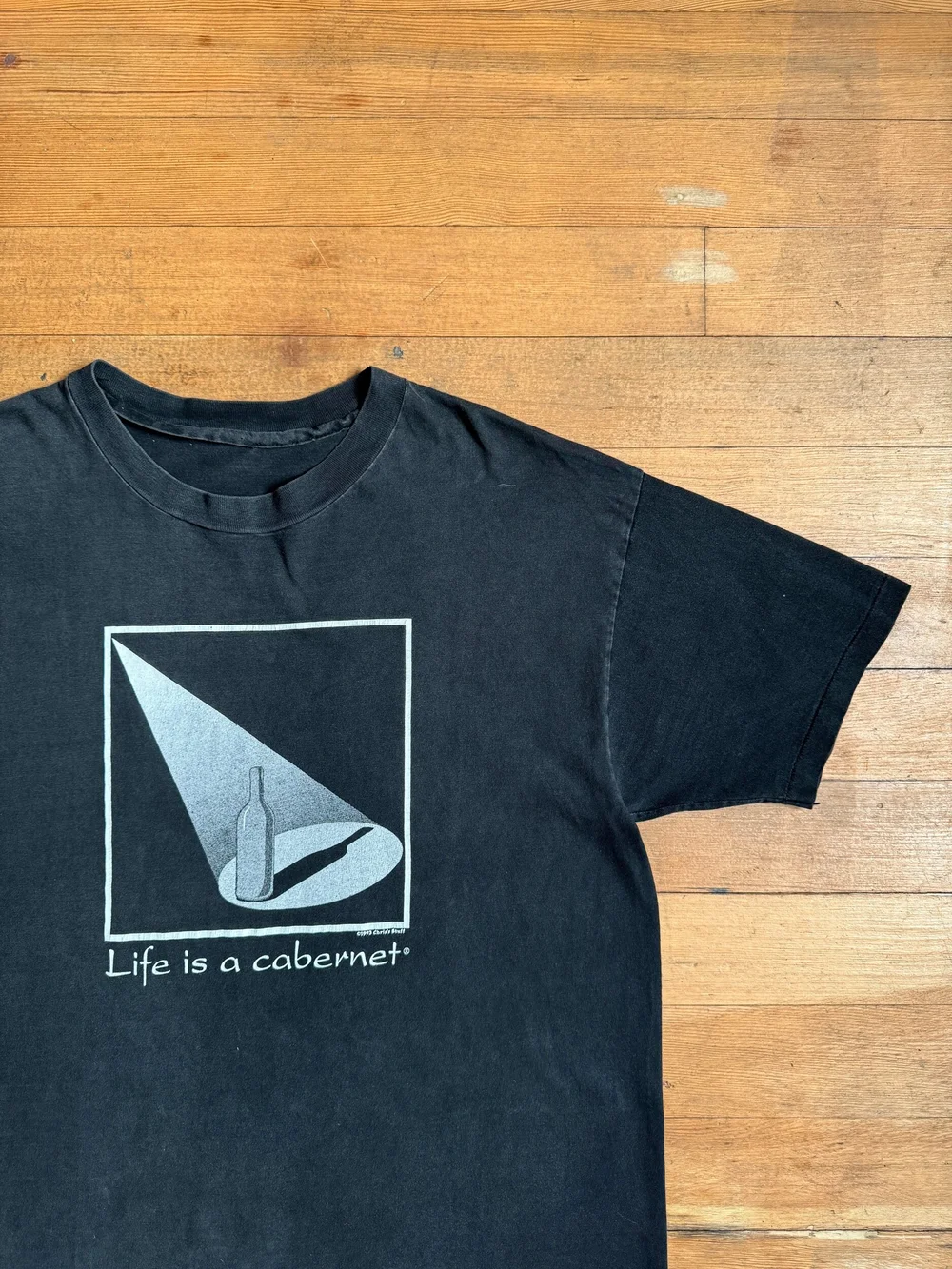 90's Life is a cabernet tシャツ アートt XL 1993 Single Stitch Life Is A Cabernet Wine Art Tee - XL — Thrift Row