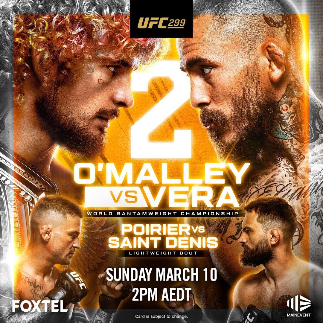 Tomorrow's the day! 🥊 UFC 299 is almost here. Immerse yourself in the live excitement with us tomorrow. Feel every punch in an atmosphere that's pure adrenaline!📣