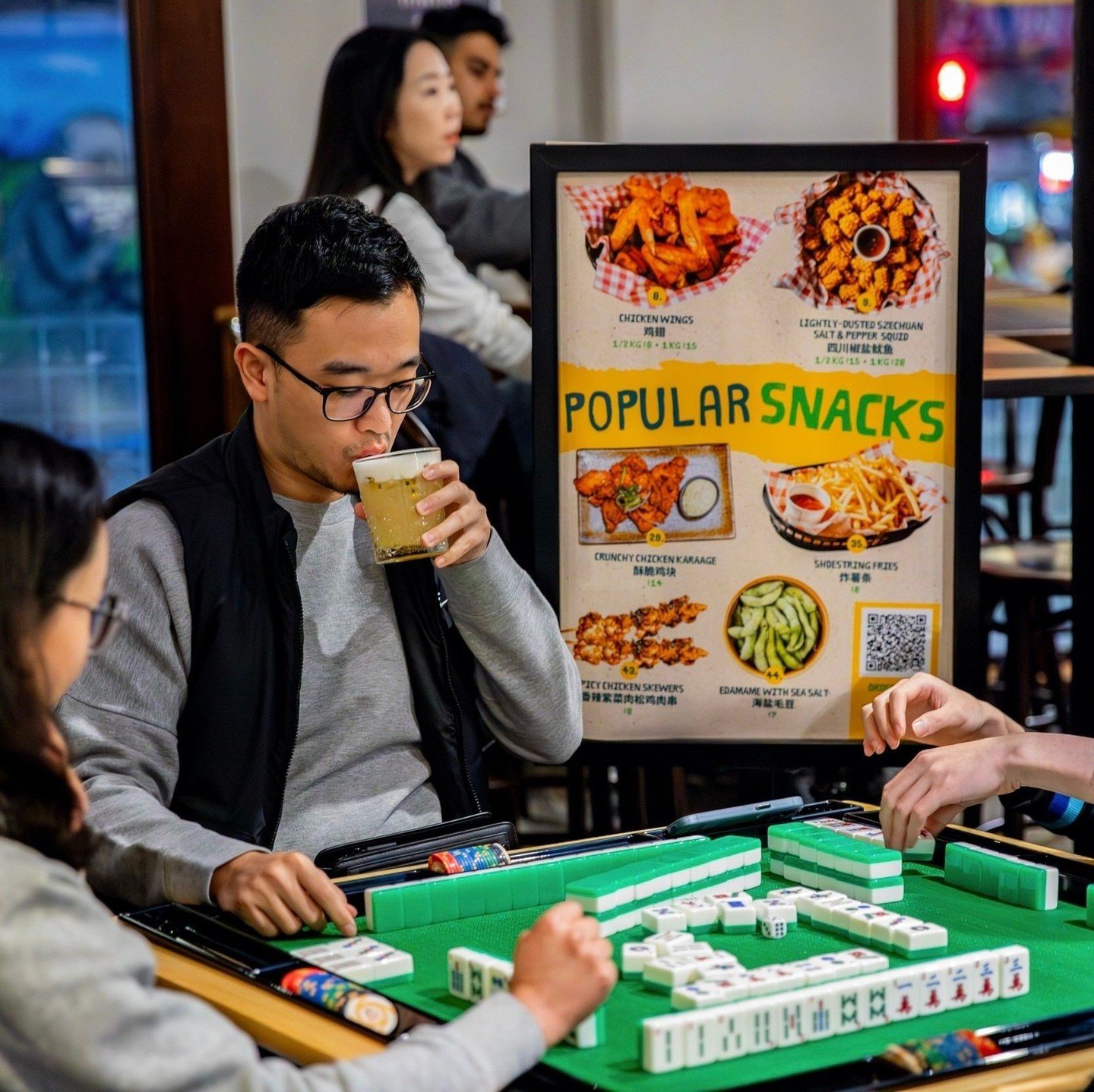 Turn your Monday night into a vibrant game fest! 🀄🍹 Mahjong, cocktails, snacks, and free lessons&mdash;what more could you ask for? ⁠
⁠
Check out the details and join us tonight, link in bio!