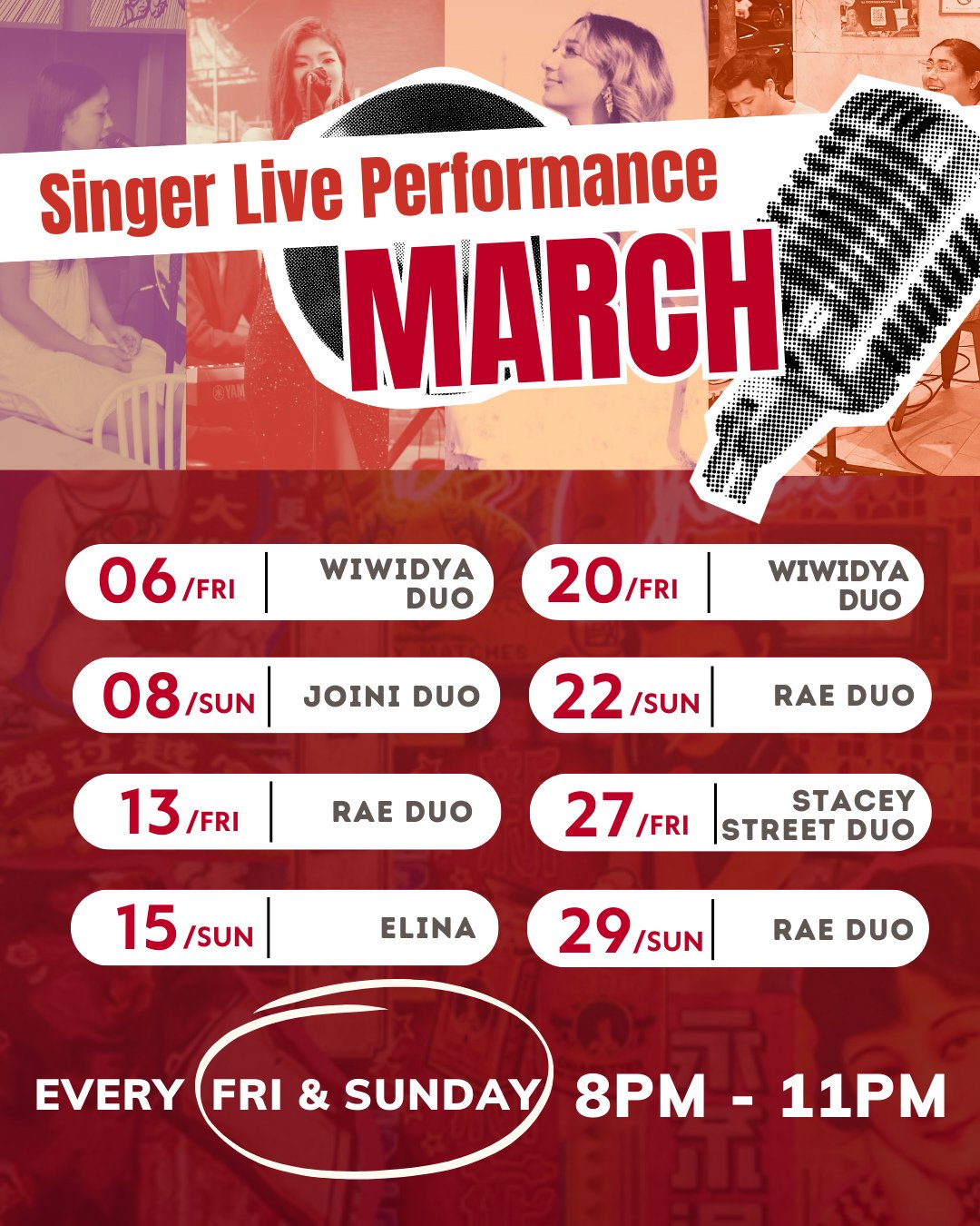 Get ready to groove all March at Burwood Hotel 🍹 Live music every week!⁠