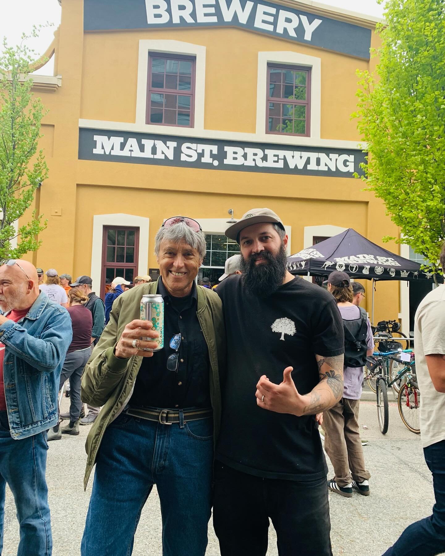 OUR MAIN MEN

Big shout-out to these two local legends &mdash; mystic guru of all things mountain biking Paul @brodie8191 and our Head Brewer Azlan @likethelion Graves. He&rsquo;s the one with the beard, BTW.

Paul was the inspiration for our new col