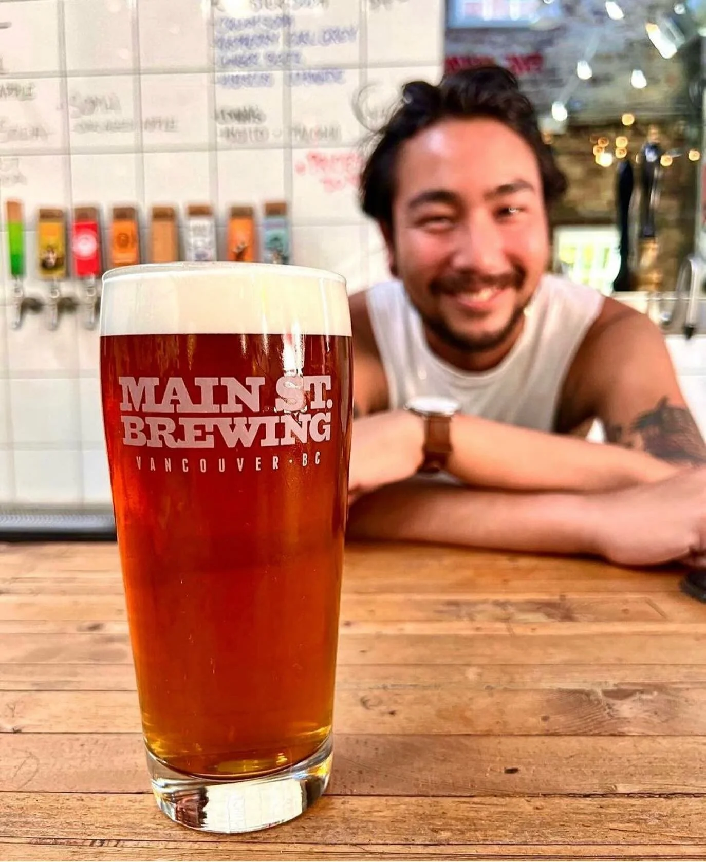 WHY IS THIS MAN SMILING?
Well, cause he’s Lucas freaking Fujii. If you’ve ever had the pleasure, you know that your pleasure is HIS pleasure. He lives to give.
But he’s also smiling cause it’s ALL DAY ALL NIGHT HOPPY HOUR MO