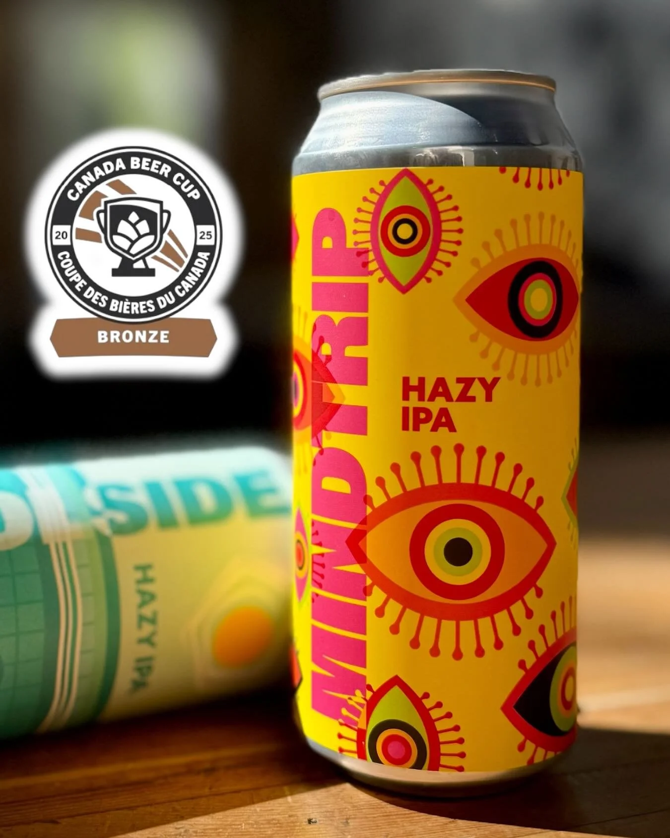 BRONZED!

Stoked to announce that our MINDTRIP Hazy IPA was awarded a BRONZE medal at the 2025 @canadabeercup this week in the Western Canadian @gambrinus_malting Pilsner Malt category!

Congrats also go out to gold medal winner @rustedrakebrewing of