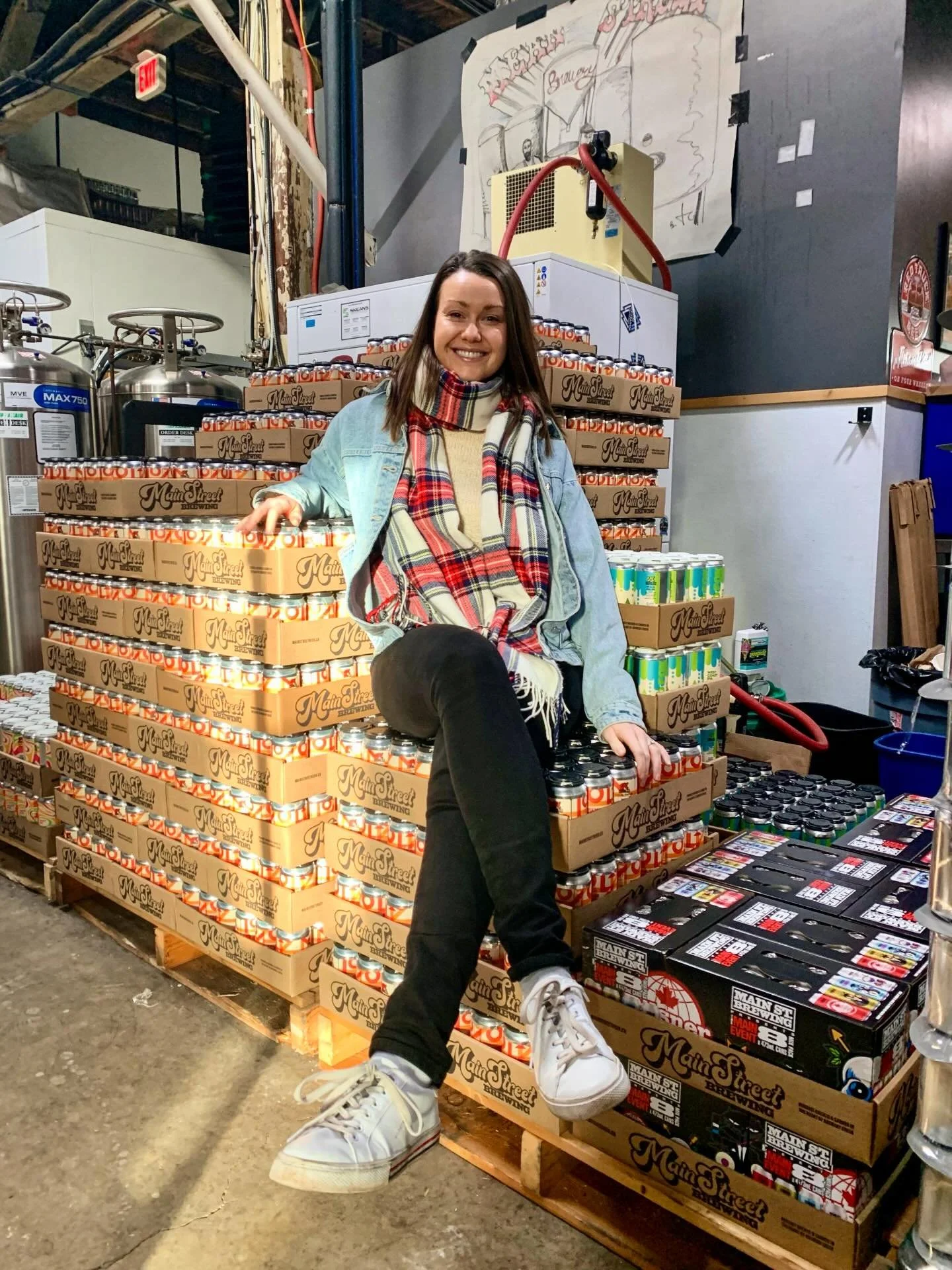 QUEEN OF THE CHRISTMAS CASTLE

That&rsquo;s our pal @kemaclean &mdash; last year&rsquo;s winner of our Grand Prize BEER FOR A YEAR perk that&rsquo;s part of our 6th Annual MIRACLE ON MAIN STREET Toy Drive to support the @dewcvancouver !

Until this S