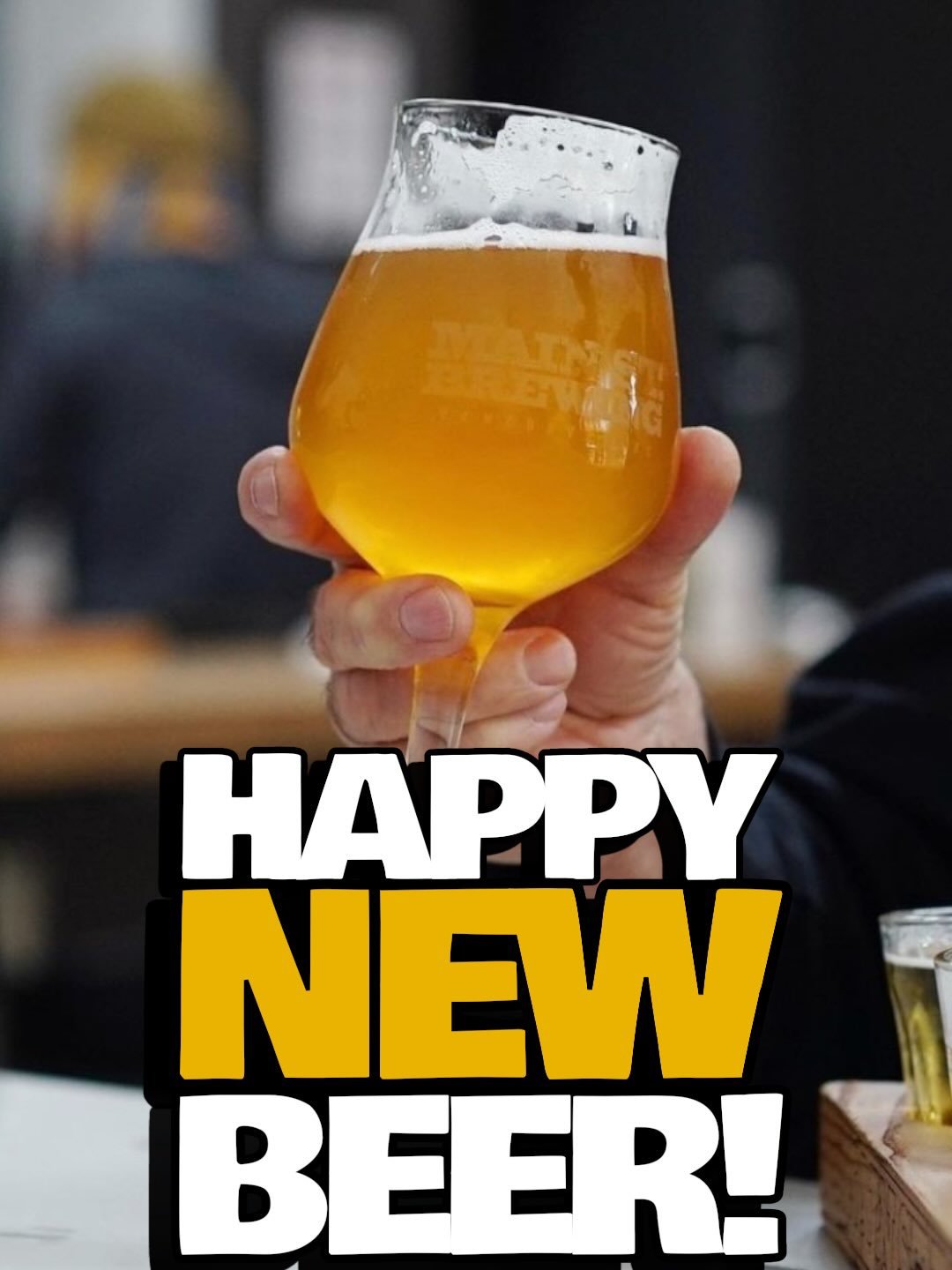 HAPPY NEW BEER

Wetting your appetite for new brews with a trio of new releases coming your way from our team down on Main St.:

𝗕𝗜𝗚 𝗦𝗞𝗬𝗥𝗢𝗖𝗞𝗘𝗧 𝗖𝗼𝗹𝗱 𝗜𝗣𝗔
𝟱𝟲𝟴𝗺𝗟 𝗰𝗮𝗻 𝗳𝗼𝗿𝗺𝗮𝘁 𝗮𝗻𝗱 𝗼𝗻 𝗱𝗿𝗮𝘂𝗴𝗵𝘁
8.4% 𝘼𝘽𝙑 / 65 𝙄𝘽