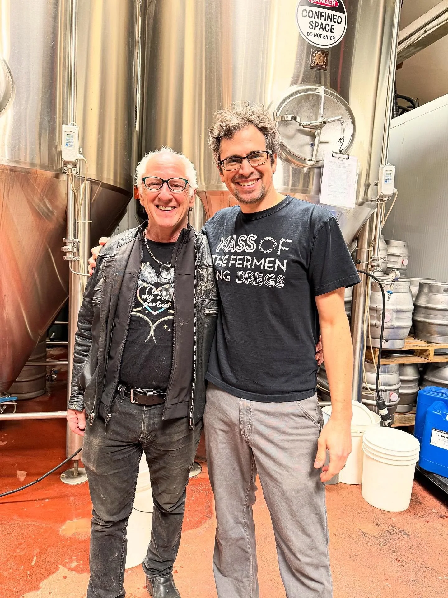 JAMES, MEET JAMES

There&rsquo;s a certain JAMES BOND between these two brewers.

Big Cheers to @stormbrewing &rsquo;s James Walton for swinging by to welcome our new Head Brewer James Labbe to the brew deck at Main St.!

On another note, it&rsquo;s 