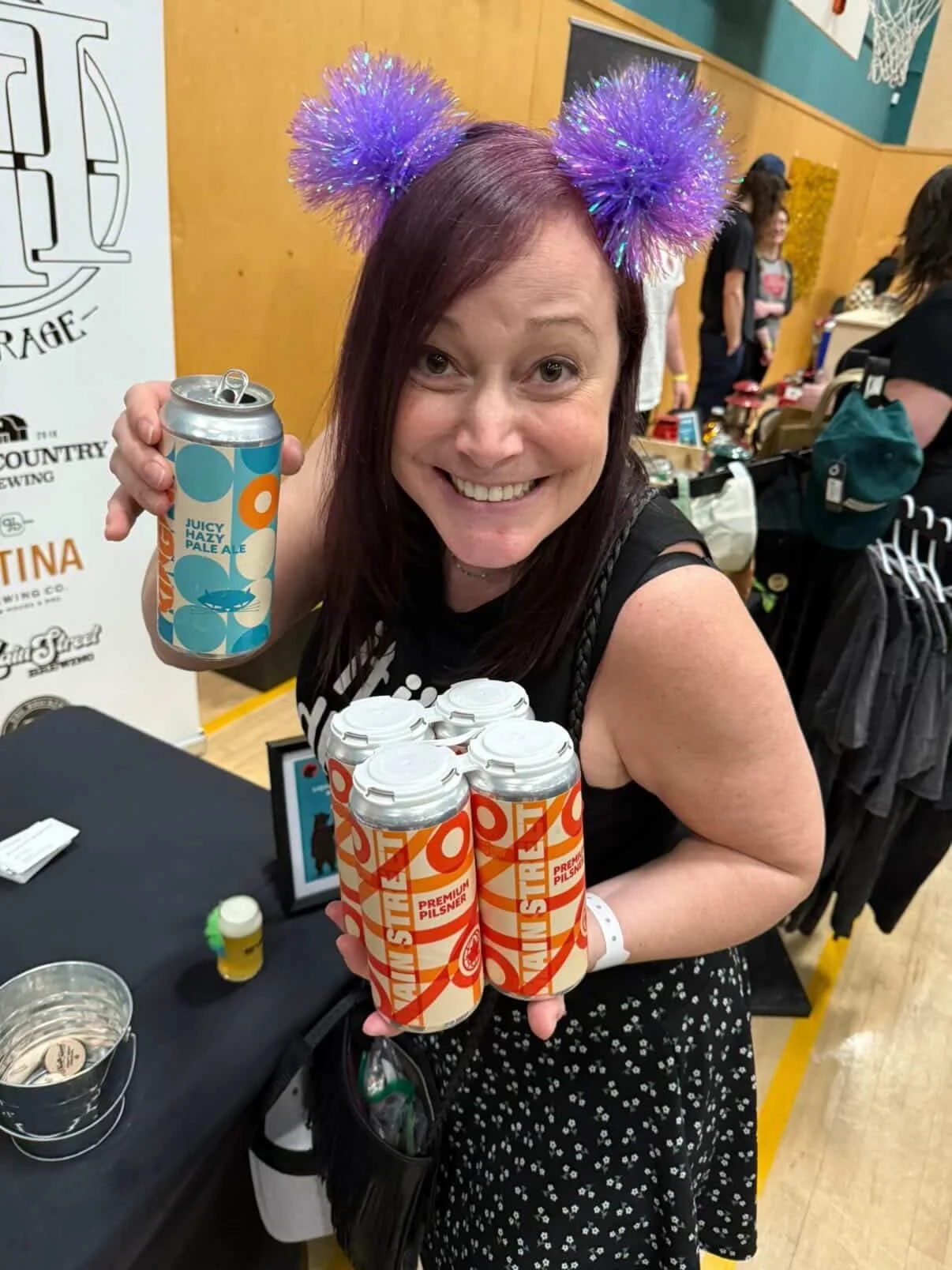 BIG LOVE TO LINZ

Our gal @adventurewithlinz &mdash; one our trusty Vancouver Island correspondents &mdash; saddled up and sallied forth to Campbell River this past weekend to rub shoulders and bend elbows with her beau @craftbrewjester2.0 and our pa