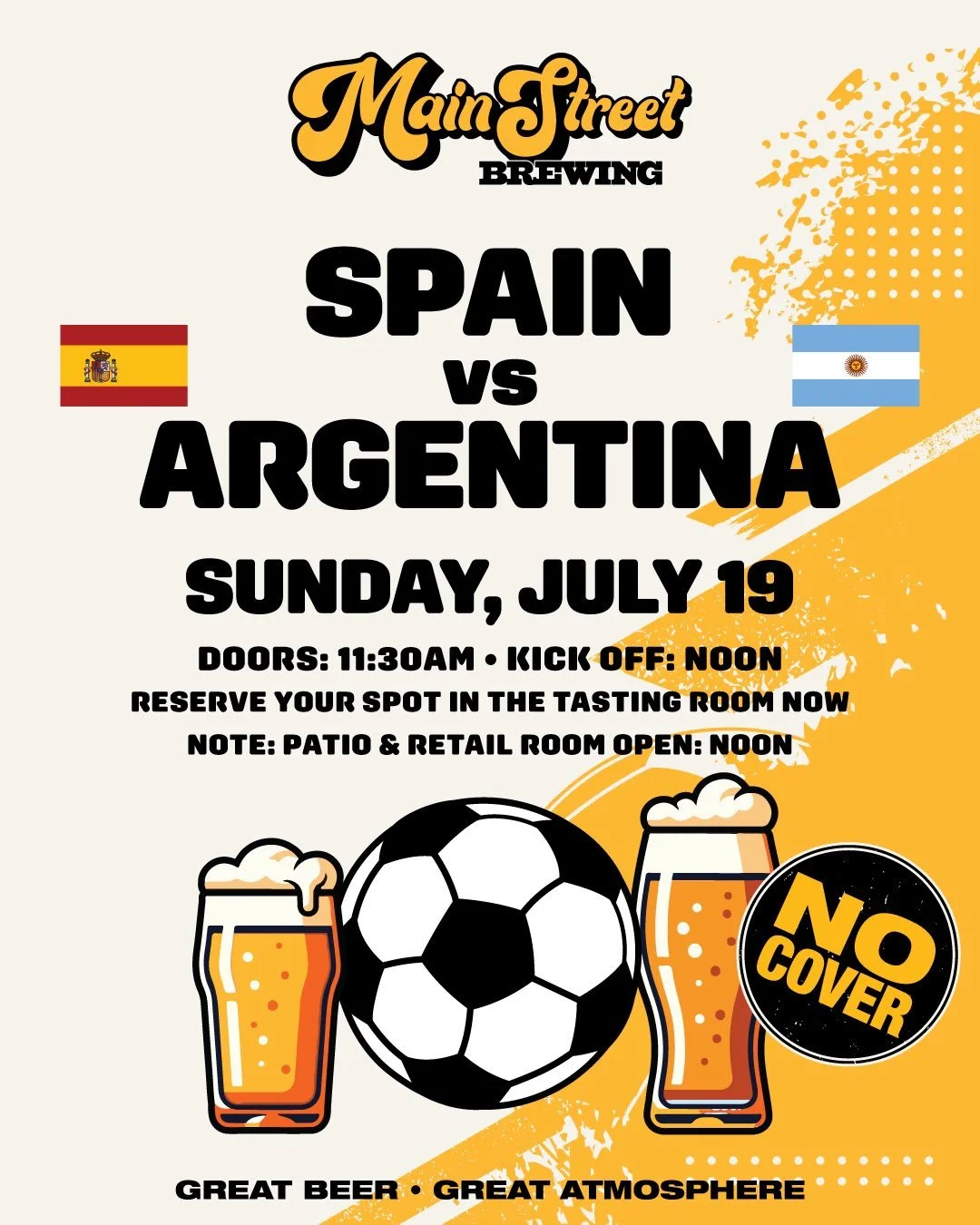 KICK IT WITH US ONE LAST TIME

Well, TWO last times.

We&rsquo;ve got the final two games of the World Cup live on the big screen this weekend, including the third-place game between France and England on Saturday at 2 PM and the FINAL that pits the 