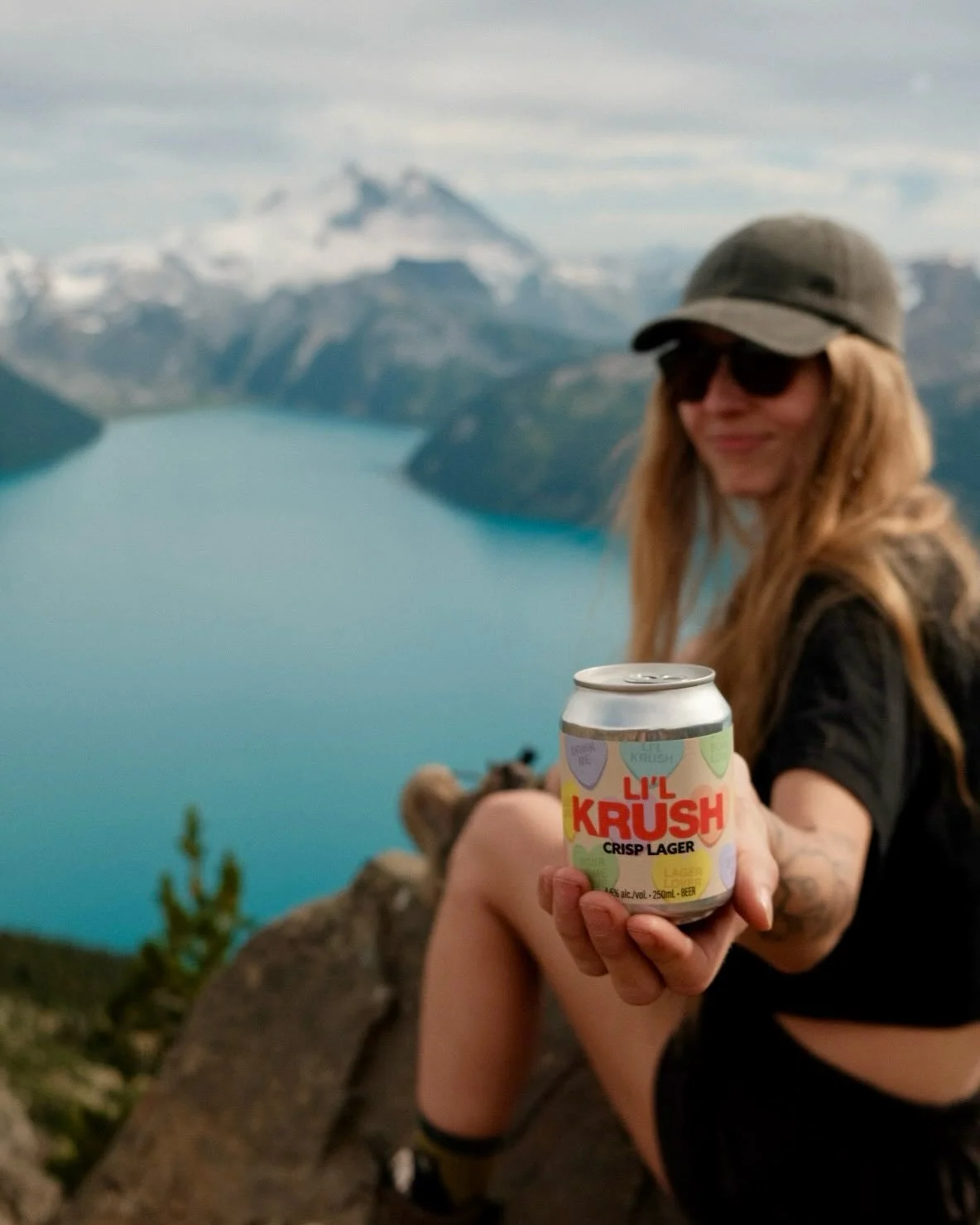 JUST A LITTLE KRUSH

Thanks to our bartender Tereza a.k.a. @tatt for taking a couple cute li&rsquo;l cans of our SECRET KRUSH Lager along for her hike up to Garibaldi Lake recently.

We love ya, Tereza. Safe travels always.

❤️❤️❤️

#mainstreetbeer #