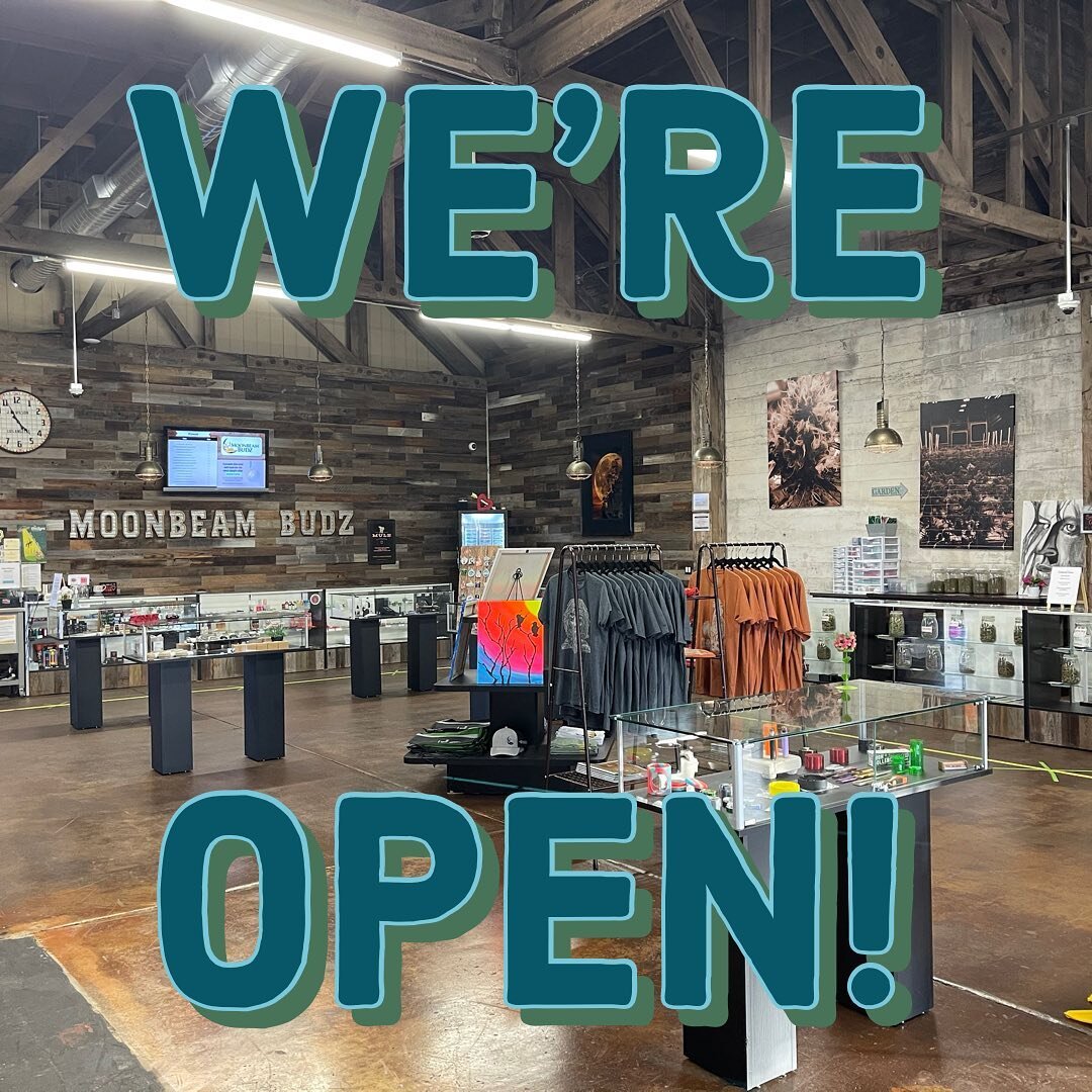 We are happy to announce we have power back this evening and will be open until 9PM today and will operate normal business hours moving forward!!! Stop by for all of your cannabis needs! 
.
.
.
.
#moonbeam #moonbeambudz #dispensary #dispensarylife #t