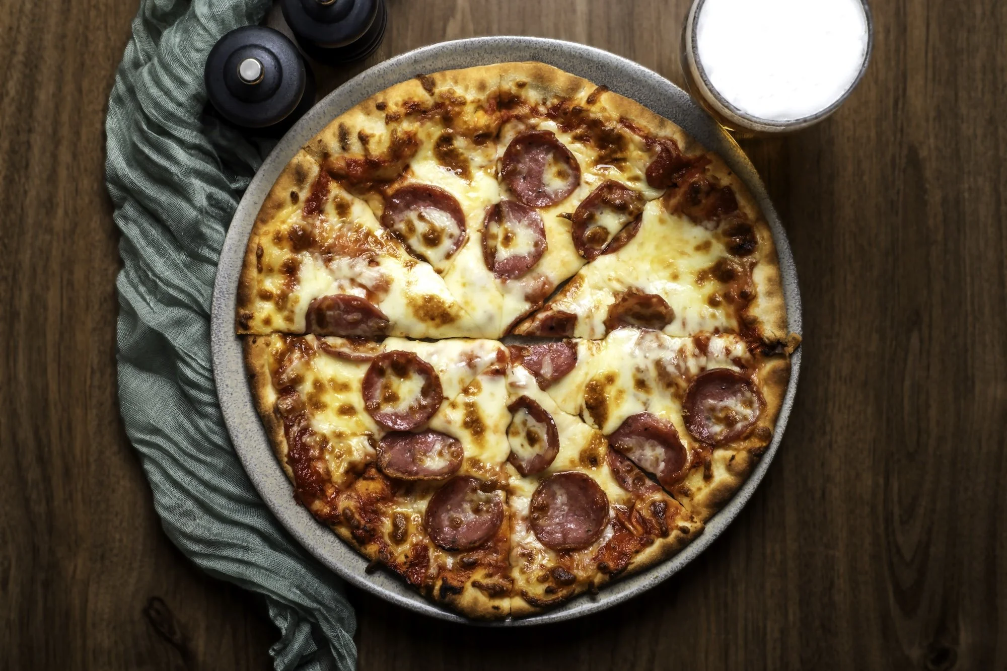 Pepperoni pizza served at The North Star Hotel in Ballarat.