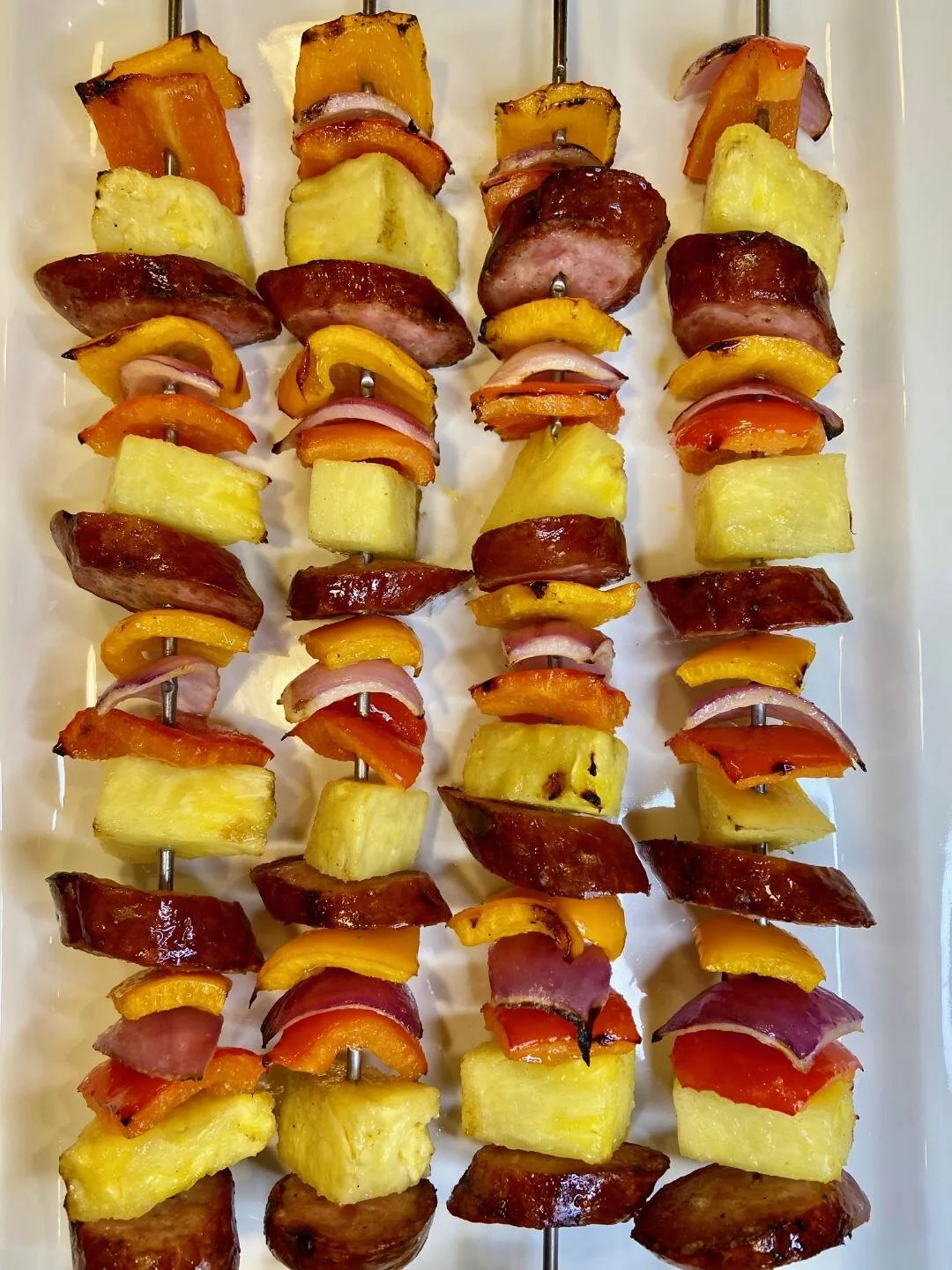Sweet and Savory Kielbasa Kabobs — The Truffled Life