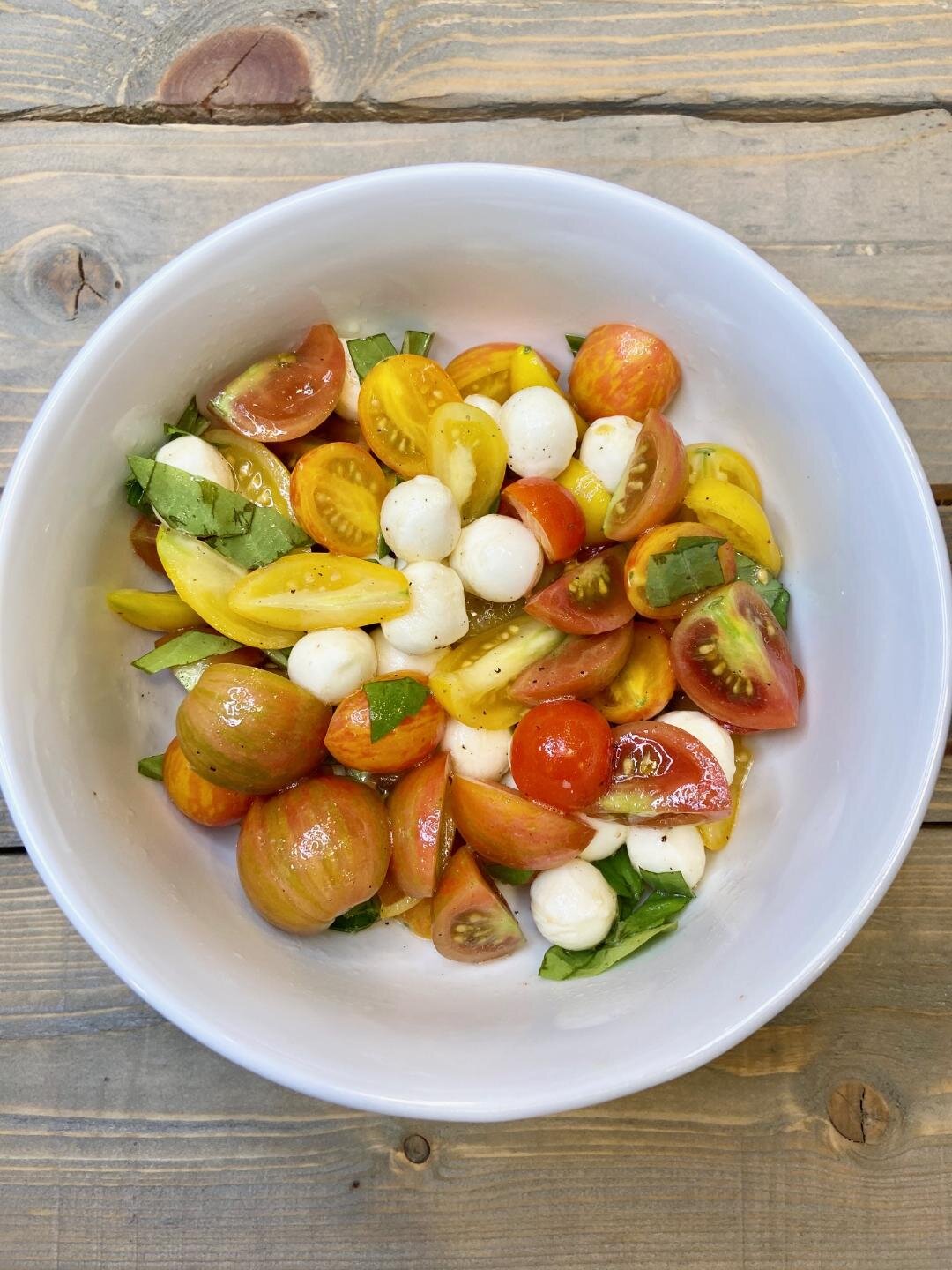 Cherry Tomato Caprese Salad