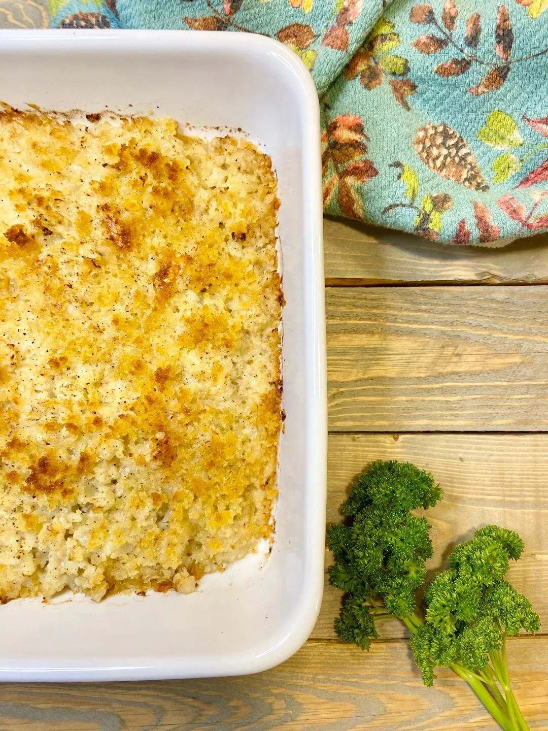 Mashed Cauliflower Au Gratin — The Truffled Life