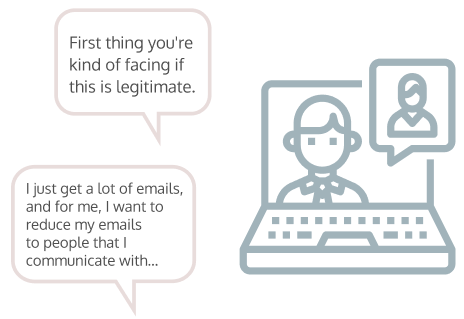 2 user segments. 7 interviews total.