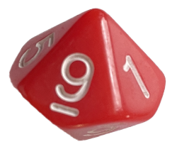 Red die