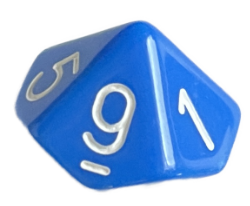 Blue die