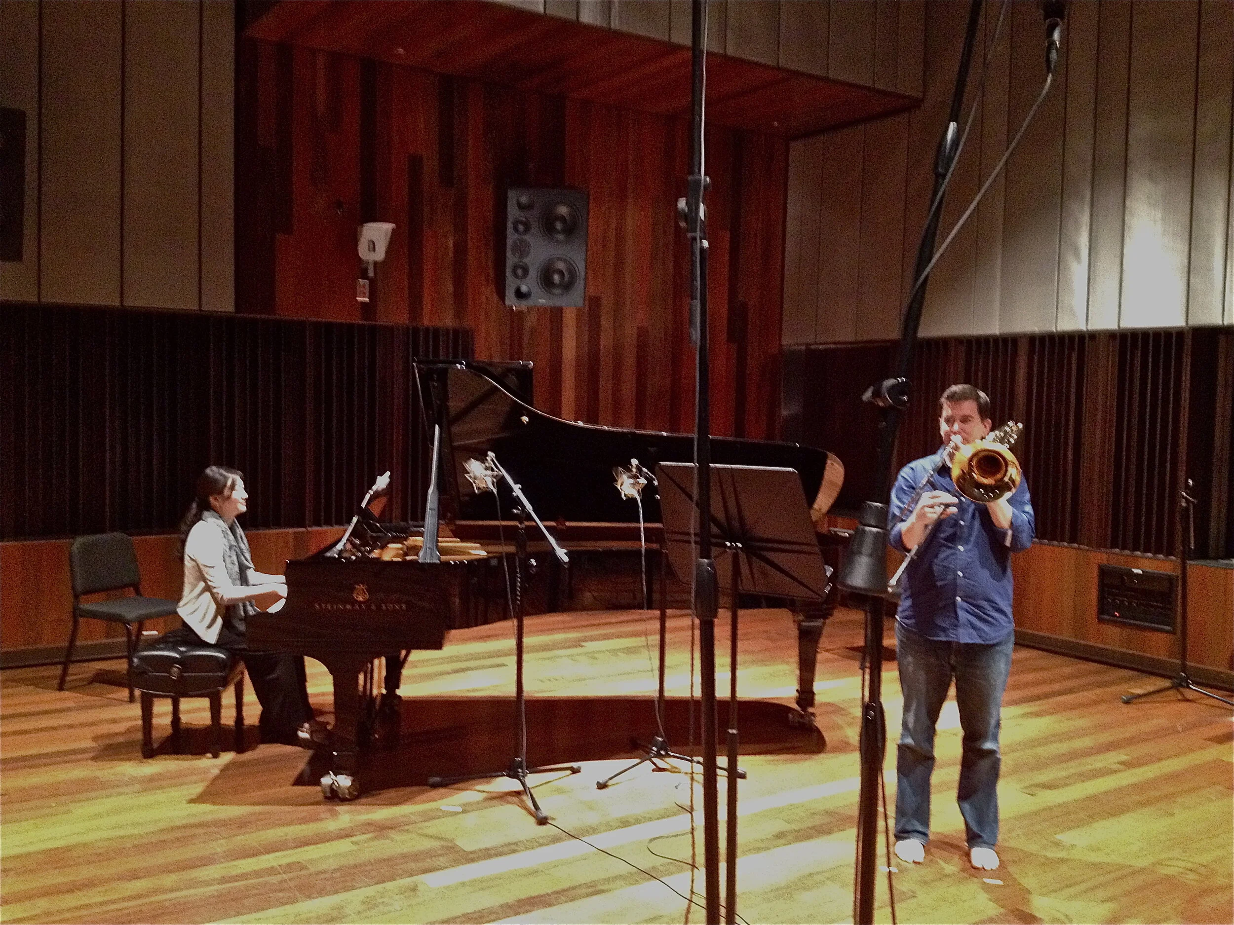 Recording session with Timothy Higgins, Principal Trombone of San Francisco Symphony Orchestra