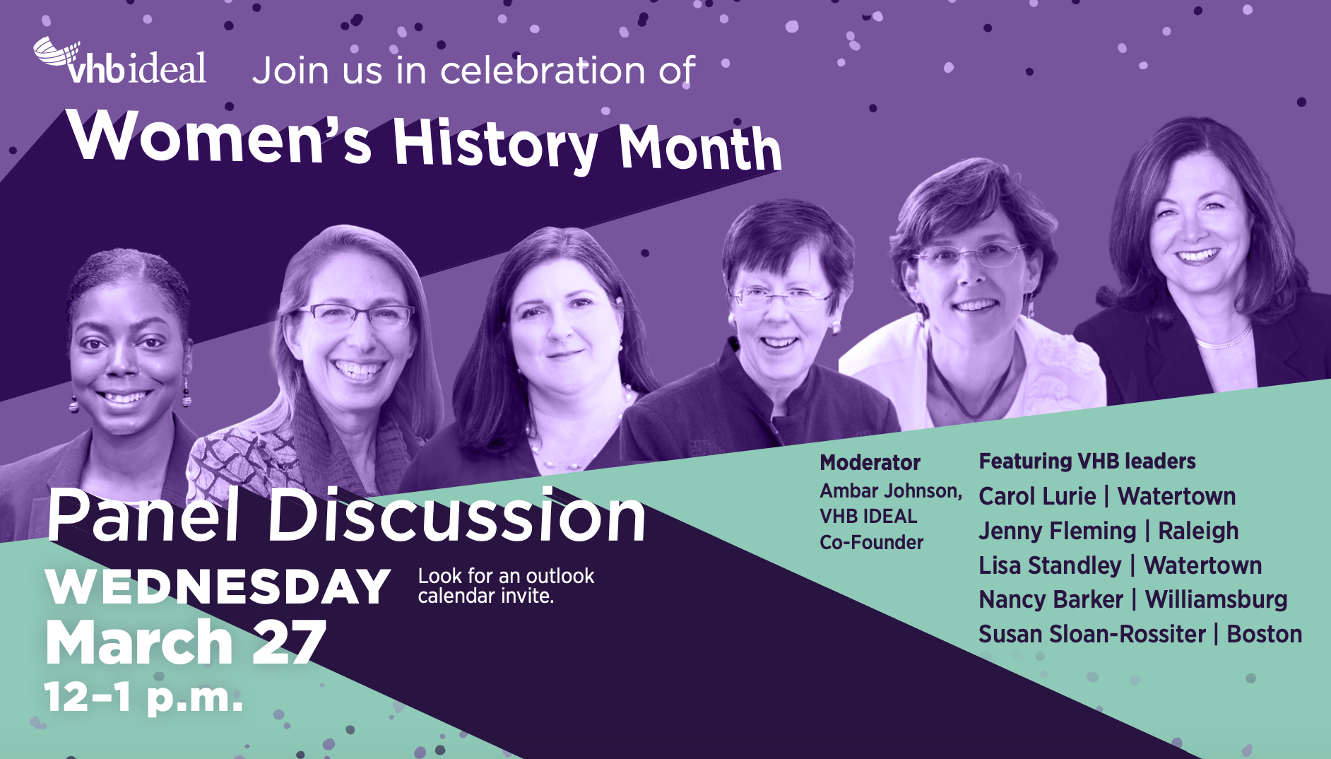 VHB | Women's History Month Panel