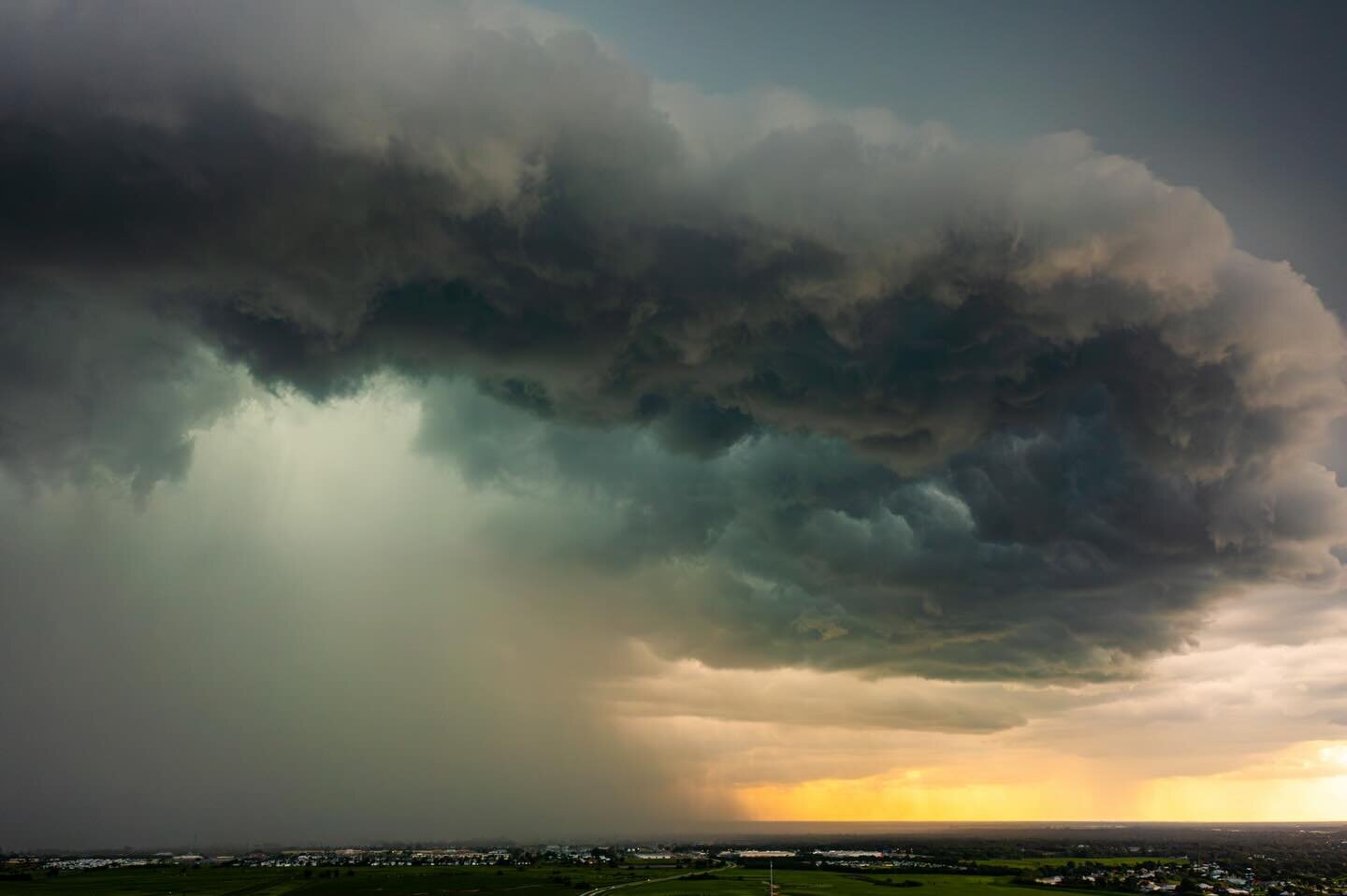 Classic sea-breeze pulse thunderstorm over the southern Florida peninsula during the summer of 2023.