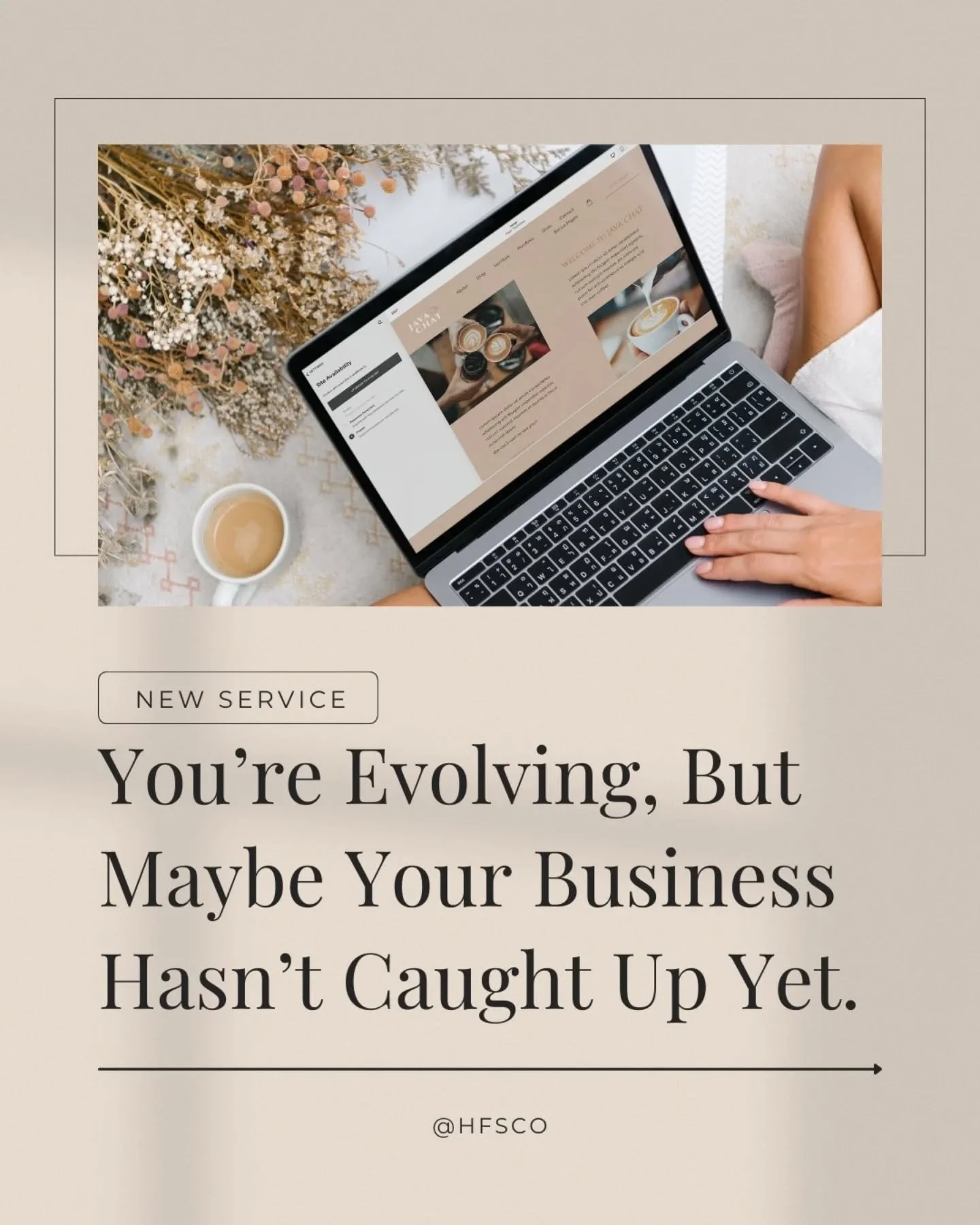 You're evolving &mdash; but maybe your business hasn&rsquo;t caught up yet.

Whether you&rsquo;re building your brand for the first time or refining what you&rsquo;ve already created, this coaching program is where strategy meets authenticity.

We&rs