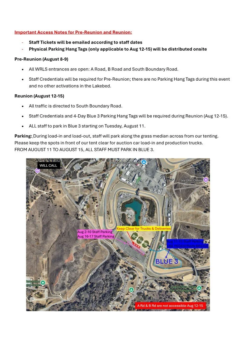 Bonhams Parking Information