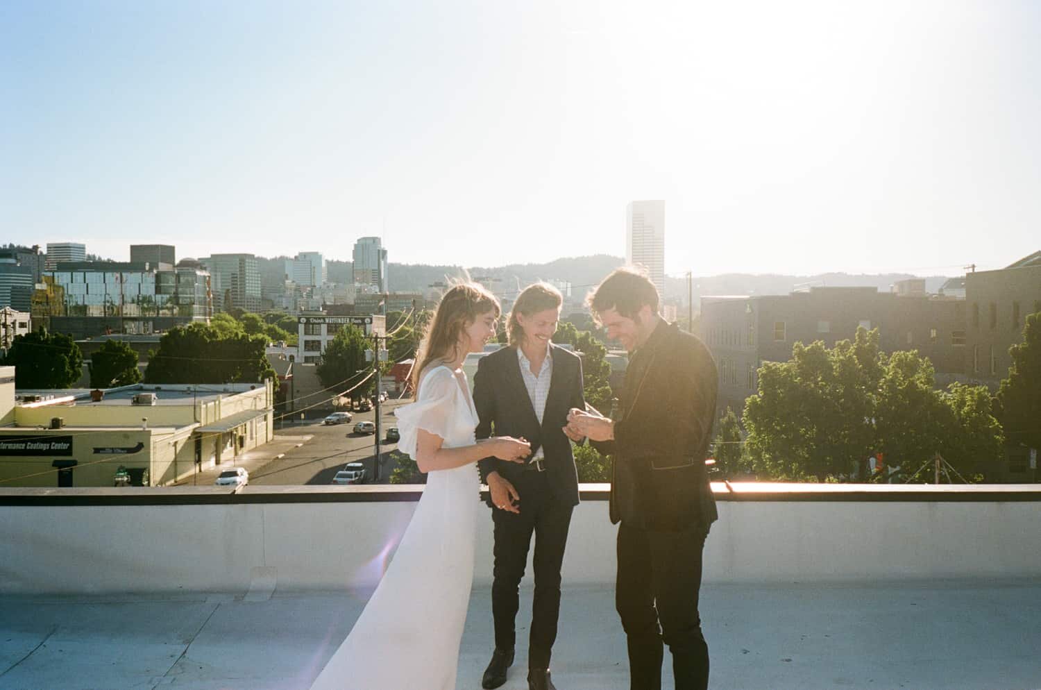 wedding ceremony at union/pine