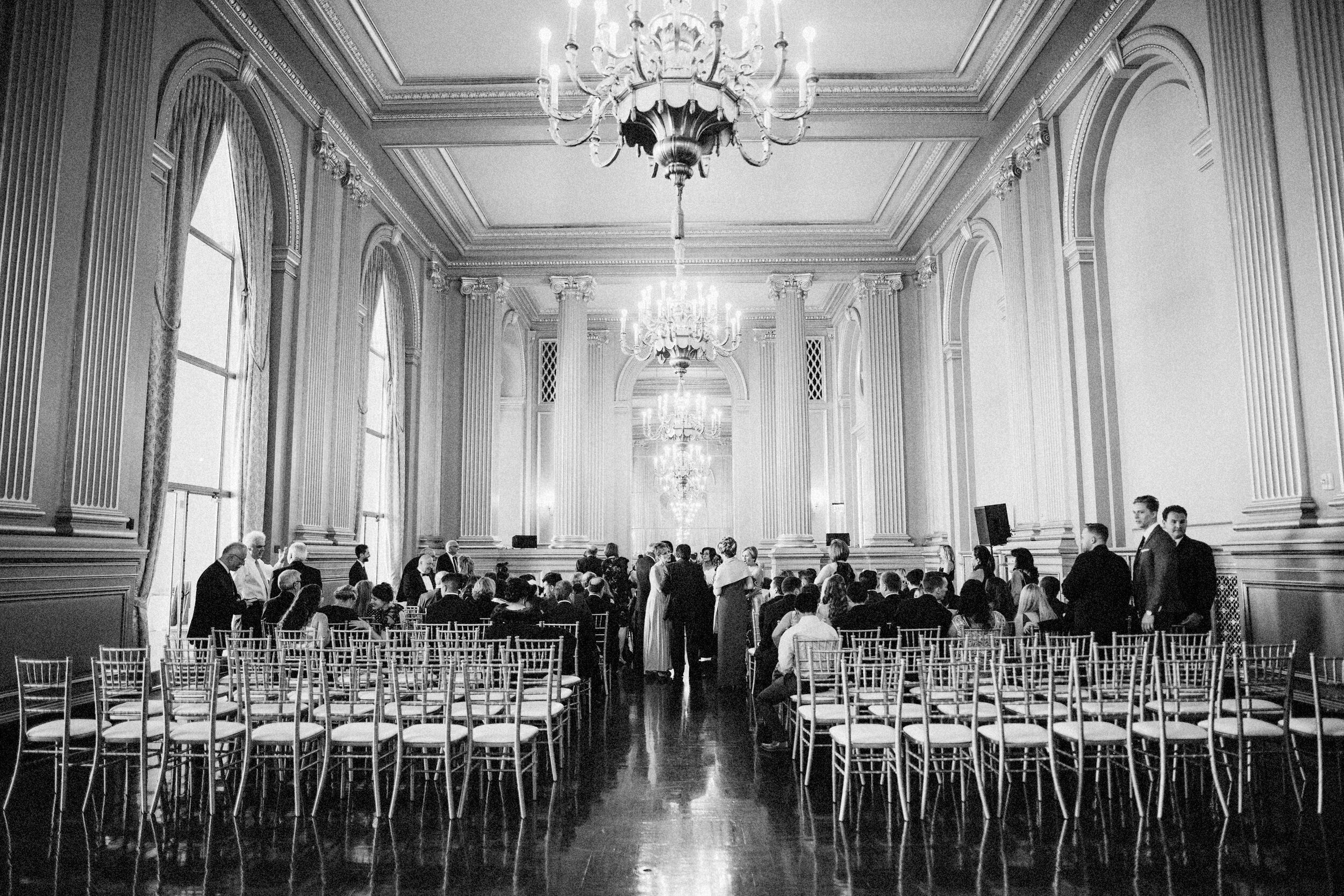 ceremony location at the green room