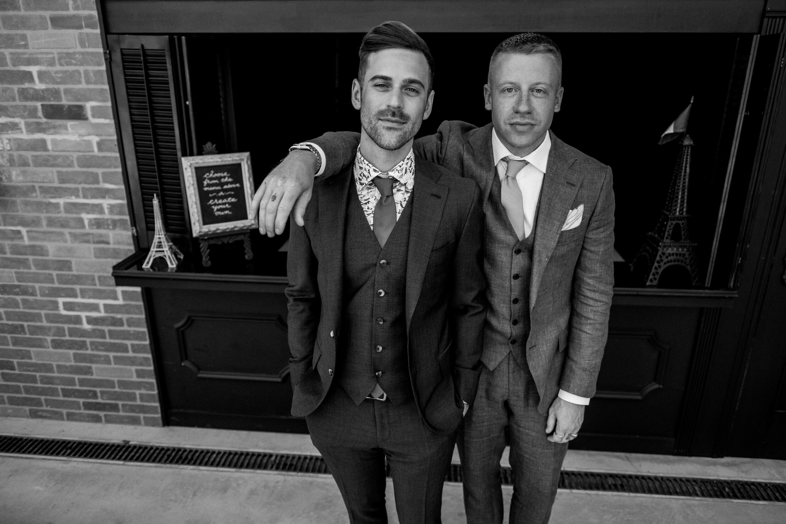 Macklemore was the best man at Ryan lewis' wedding 