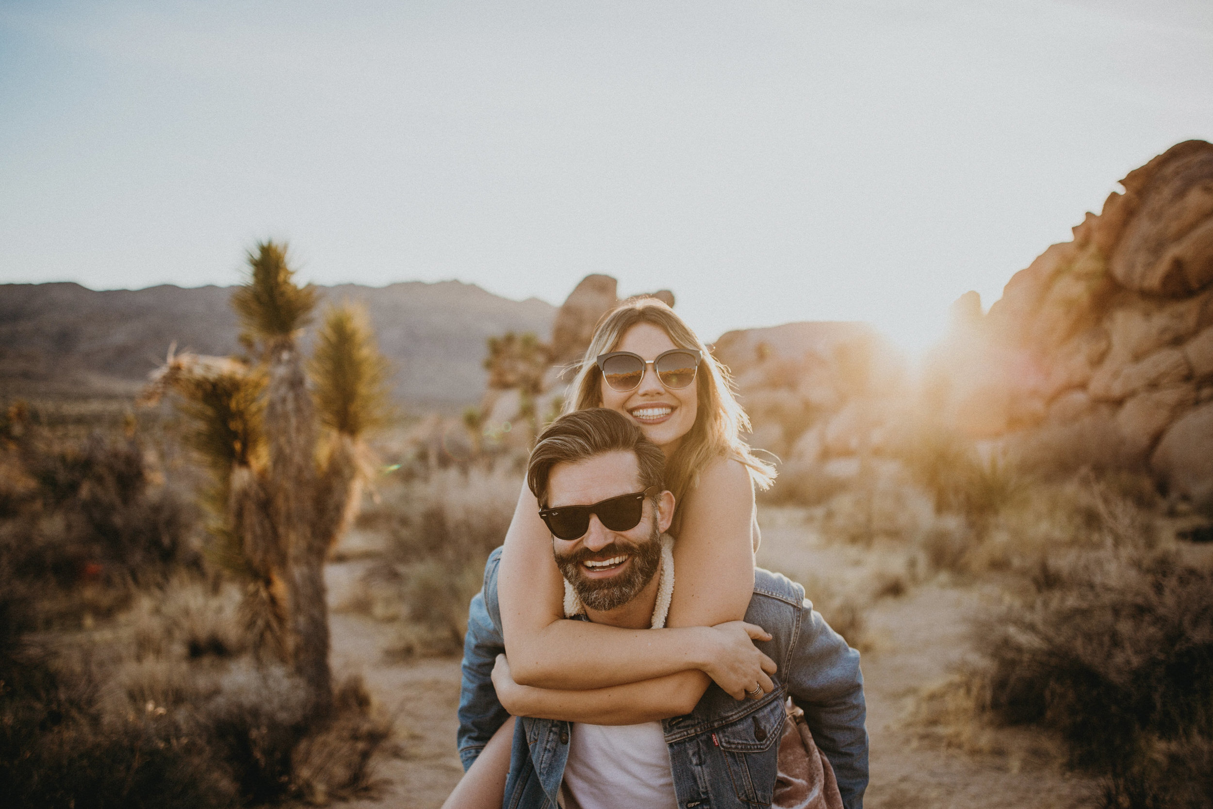 engagement photos at joshua tree